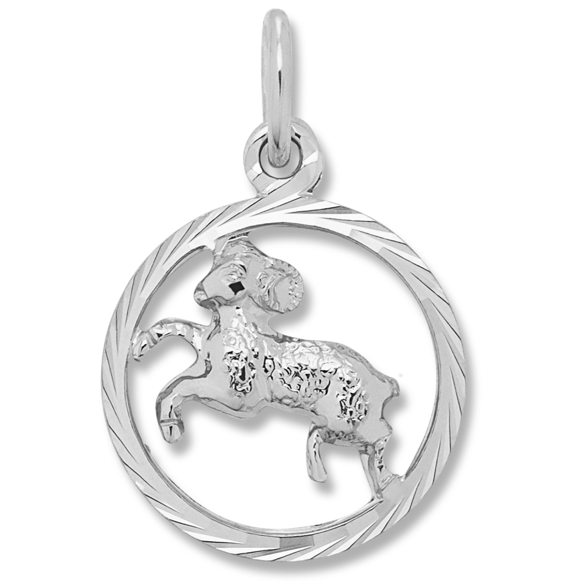 ONE ELEMENT Sternzeichenanhänger Widder Sternzeichen Anhänger aus 925 Silber, Sternzeichen-Anhänger – charmante Geschenkidee voller Persönlichkeit