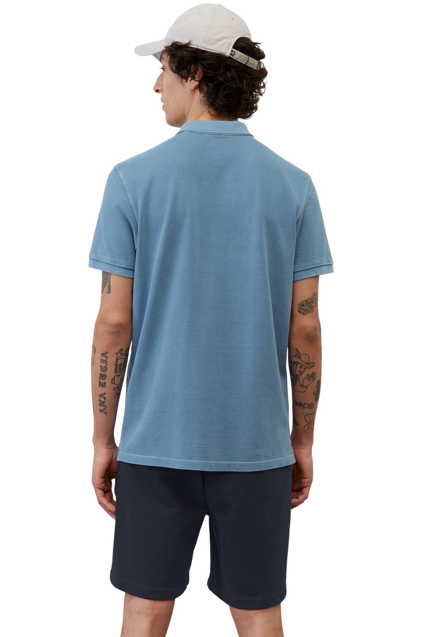 Marc O'Polo Poloshirt mit dezenter Logostickerei günstig online kaufen