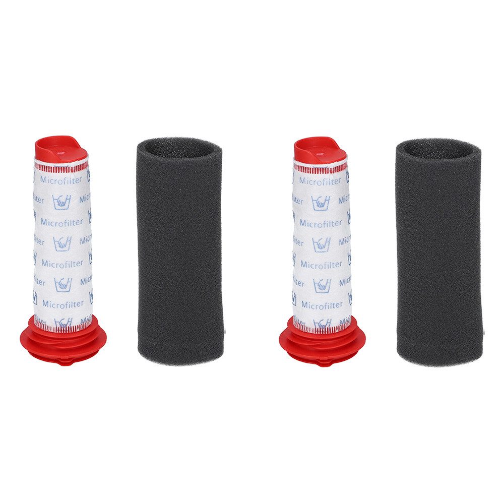 McFilter Filter-Set waschbar 4-teilig geeignet für Bosch Staubsauger, Zubehör für Athlet 25.2v BCH6AT25JP/01, BCH6AT25JP/02, Athlet Zoo'o BCH6ZOOO Pro Animal BCH6L2560, BCH6L2561, waschbar, Alternative für Zentralfilter 00754176 + Filterschaum 00754175