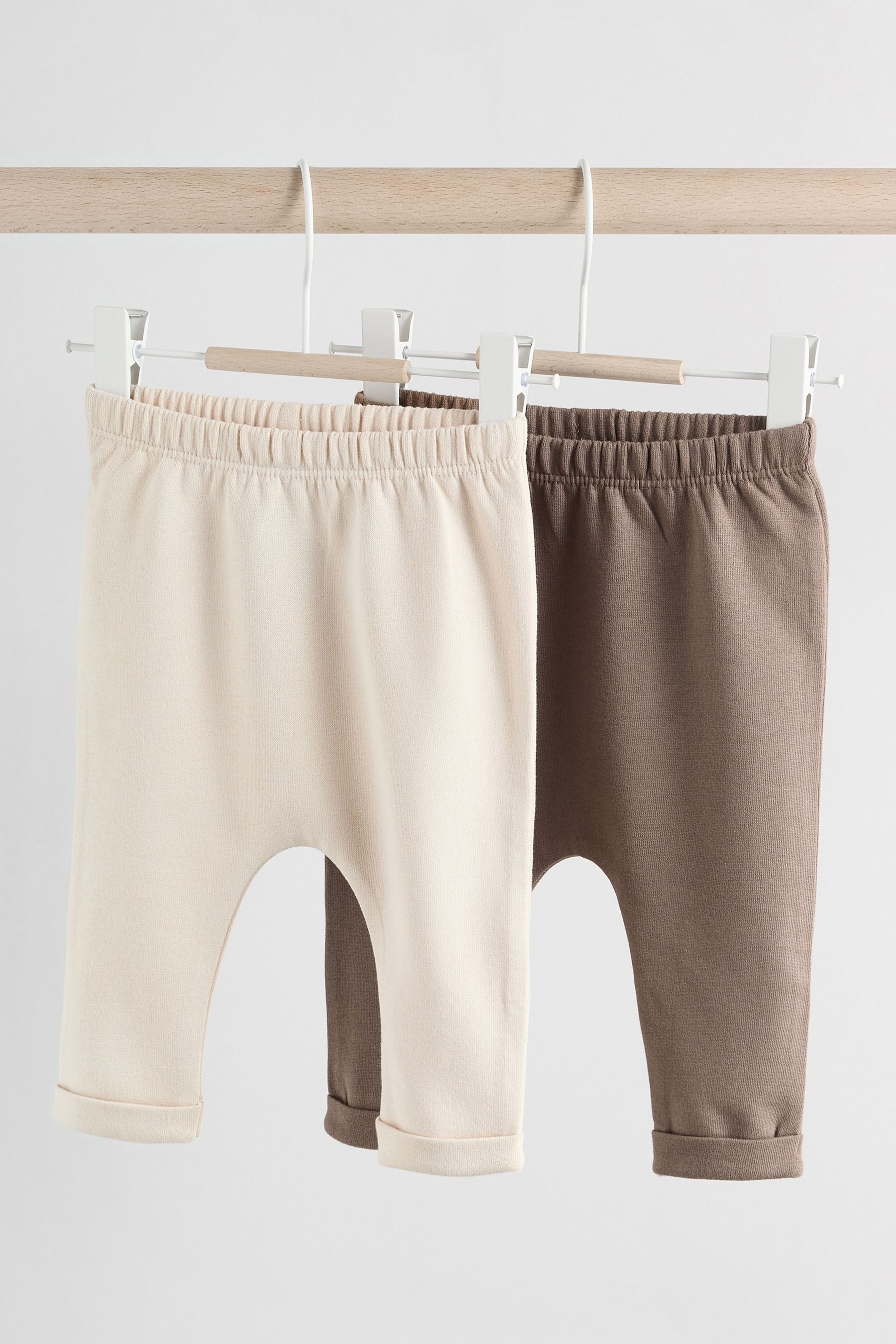 Next Leggings Baby Leggings aus 100 % Baumwolle, 2er-Pack (2-tlg)