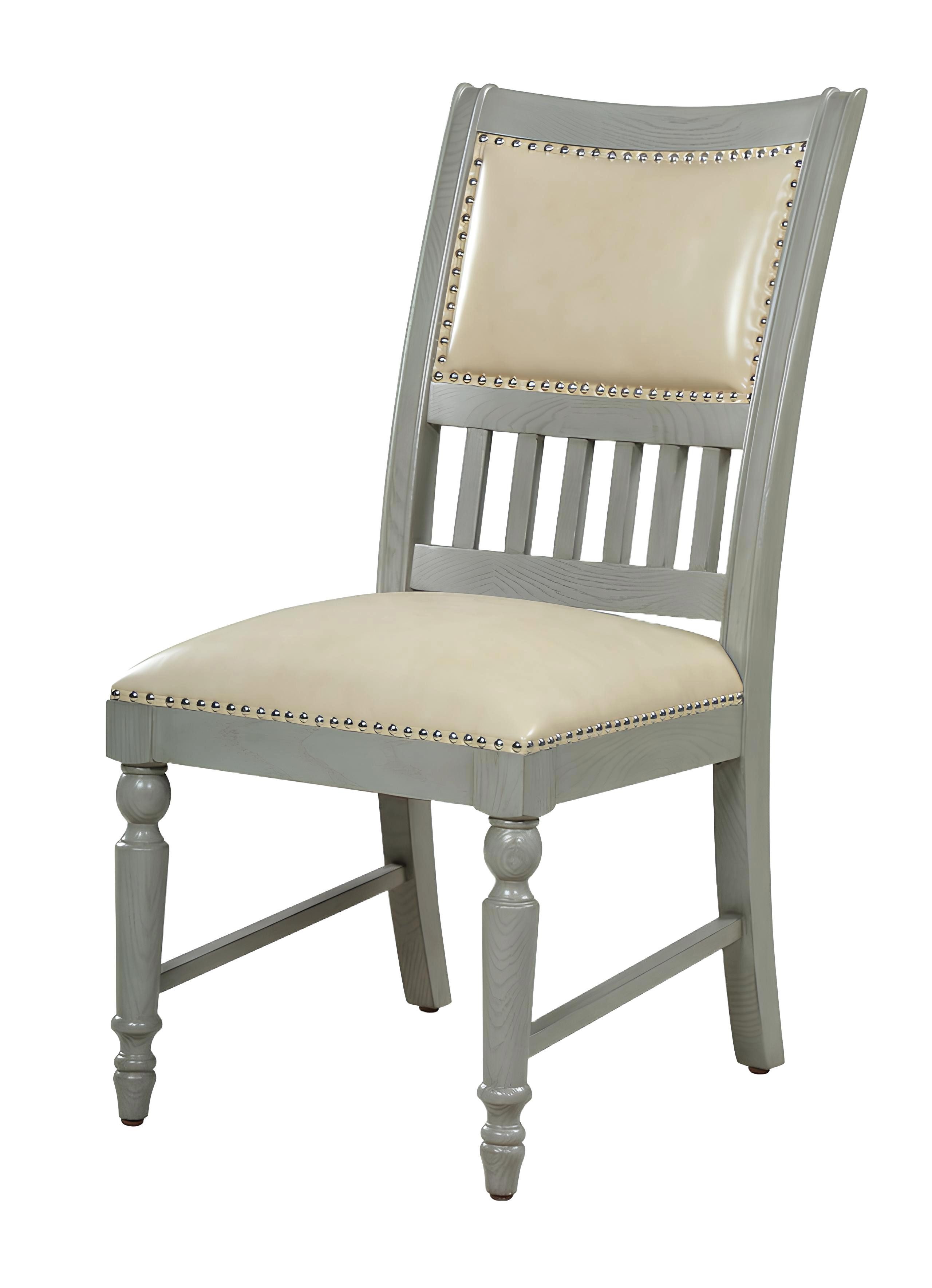 Xlmoebel Bürostuhl Ein Stuhl aus Holz mit Ledersitz für das Büro oder Esszimmer, Hergestellt in Europa