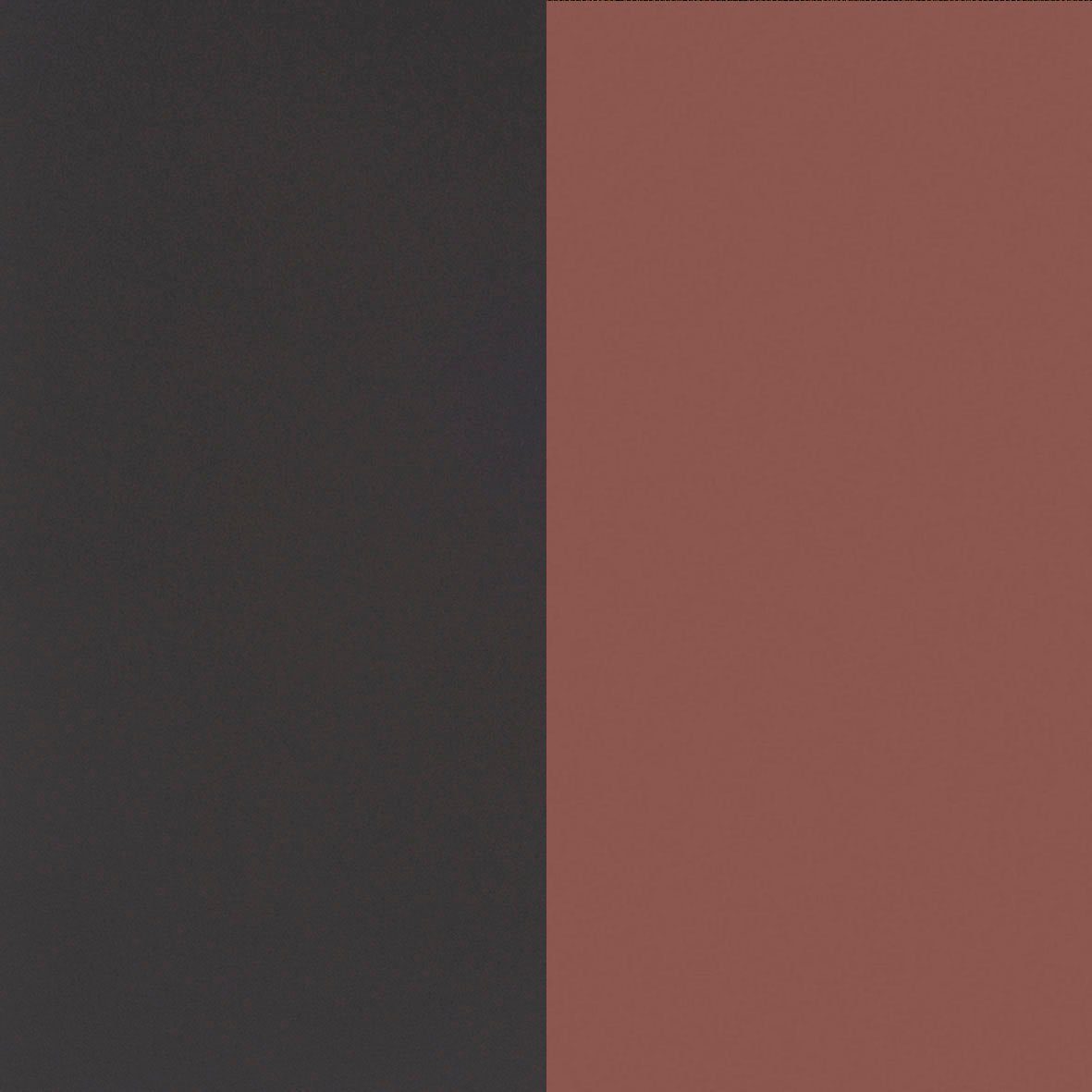 stone Küchenzeile rostrot/anthrazit-black cm, OPTIFIT mit inkl. Breite Hanseatic-E-Geräten, Malika, Geschirrspüler 210