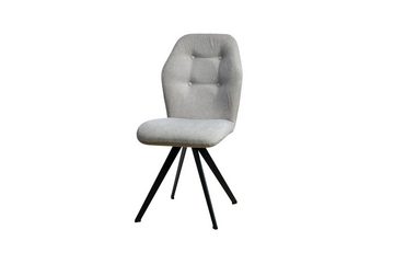 Terra Home Esszimmerstuhl Stuhl Set grau 2er Küchenstuhl Polsterstuhl (2 Küchenstühle)