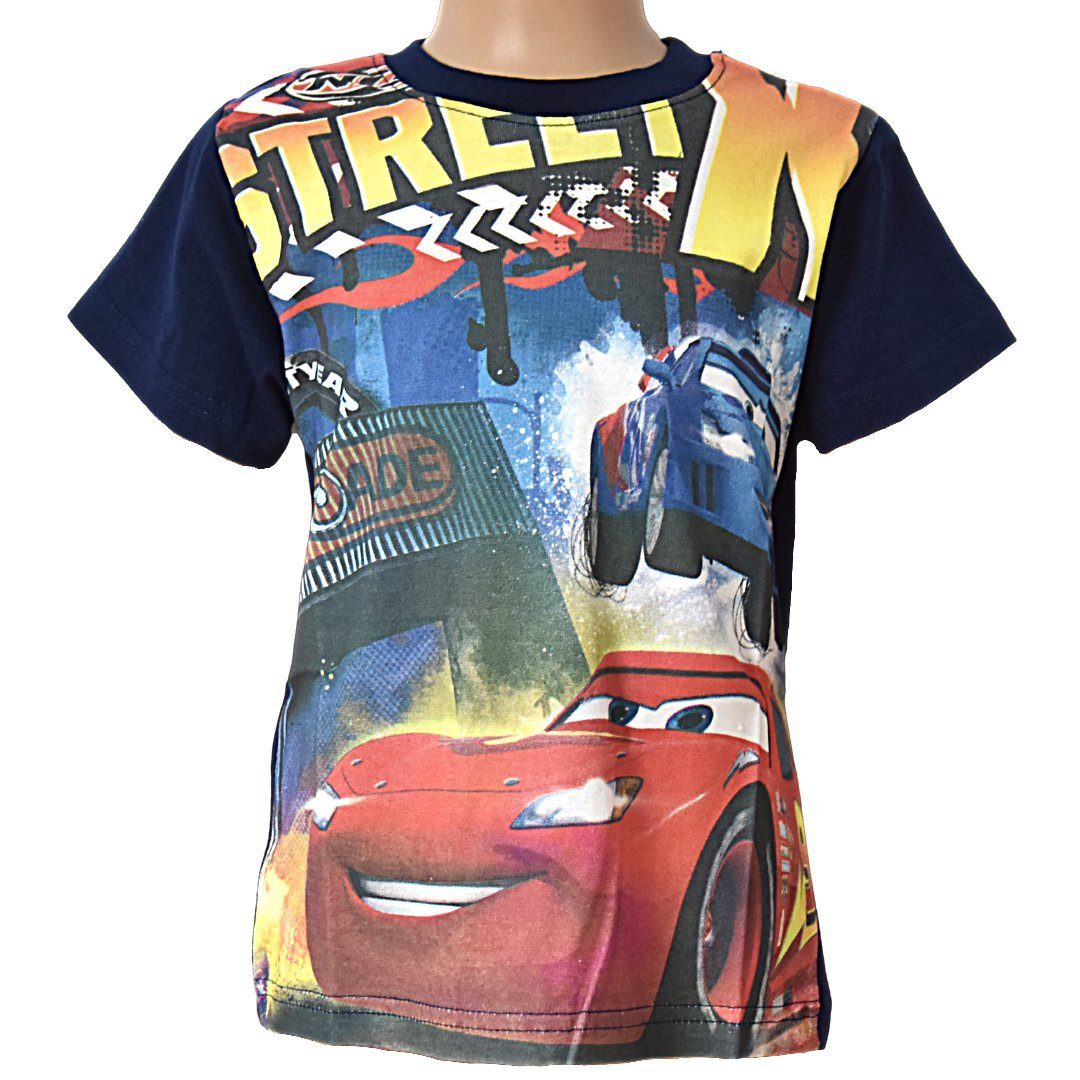 Disney Cars T-Shirt McQueen Jungen Kurzarmshirt Gr. 92 - 128 cm