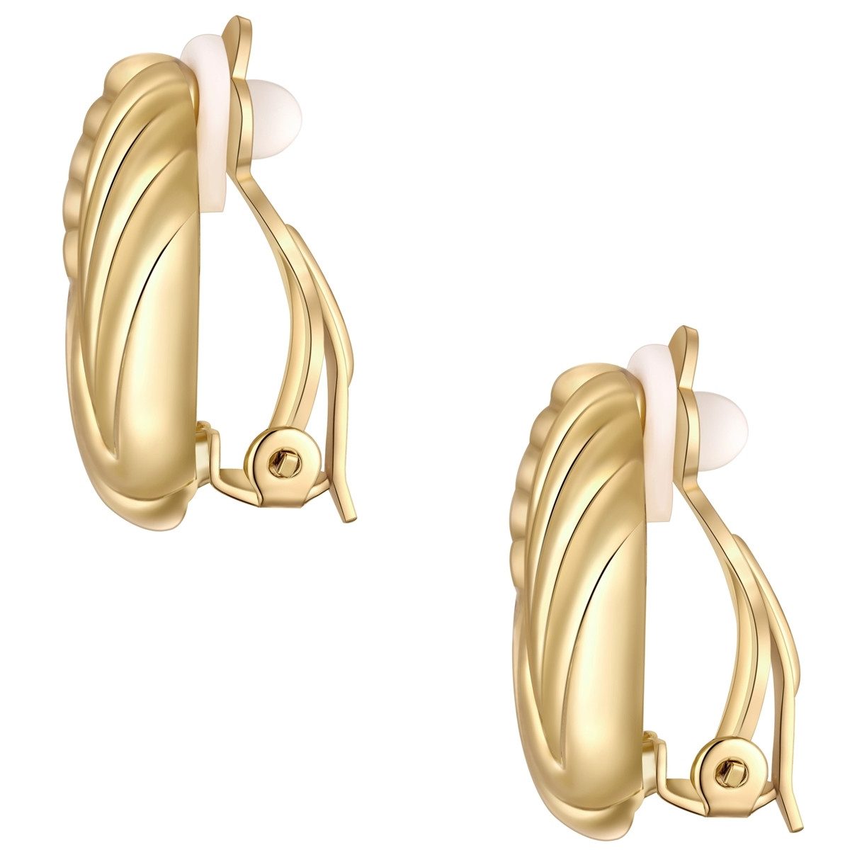 Yokoamii Paar Ohrclips gelbgold