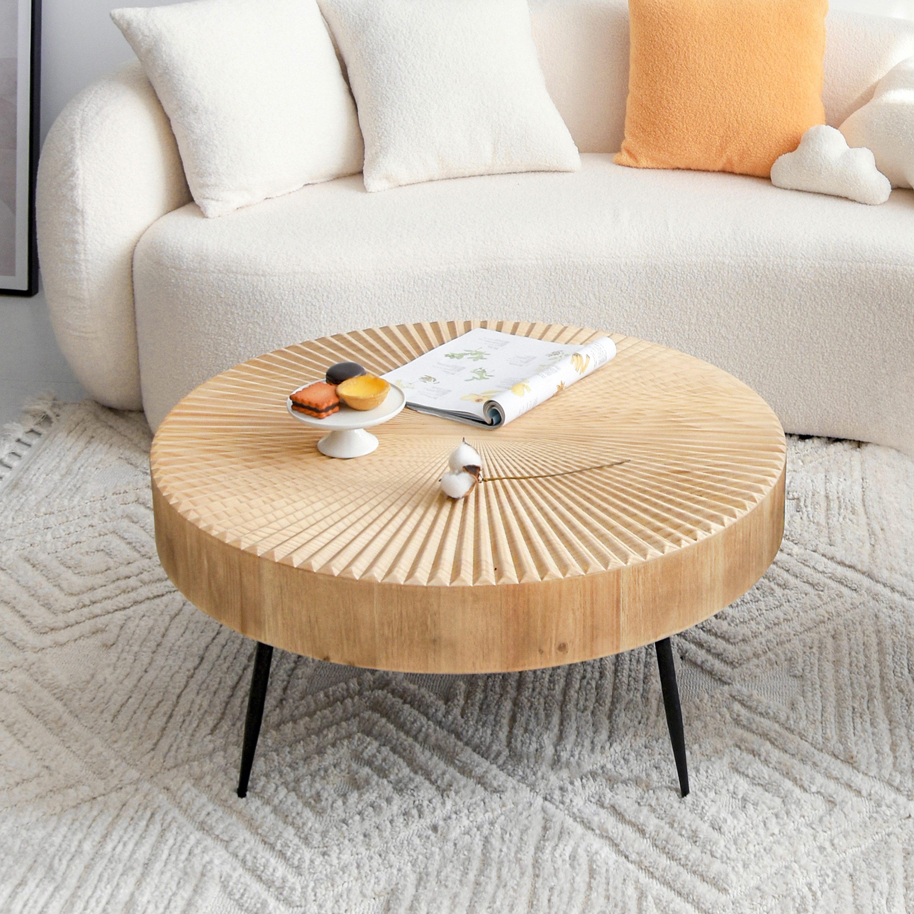 Art Leon Couchtisch GR-JY1450-8611-8613 (Couchtisch Rund günstig online kaufen