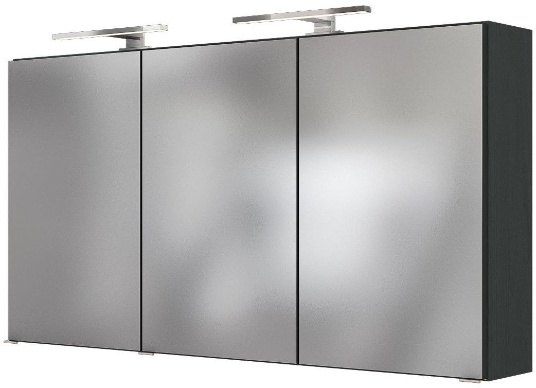 welltime Spiegelschrank Baabe 120 cm breit, inkl. Beleuchtung, Schalter und Steckdose