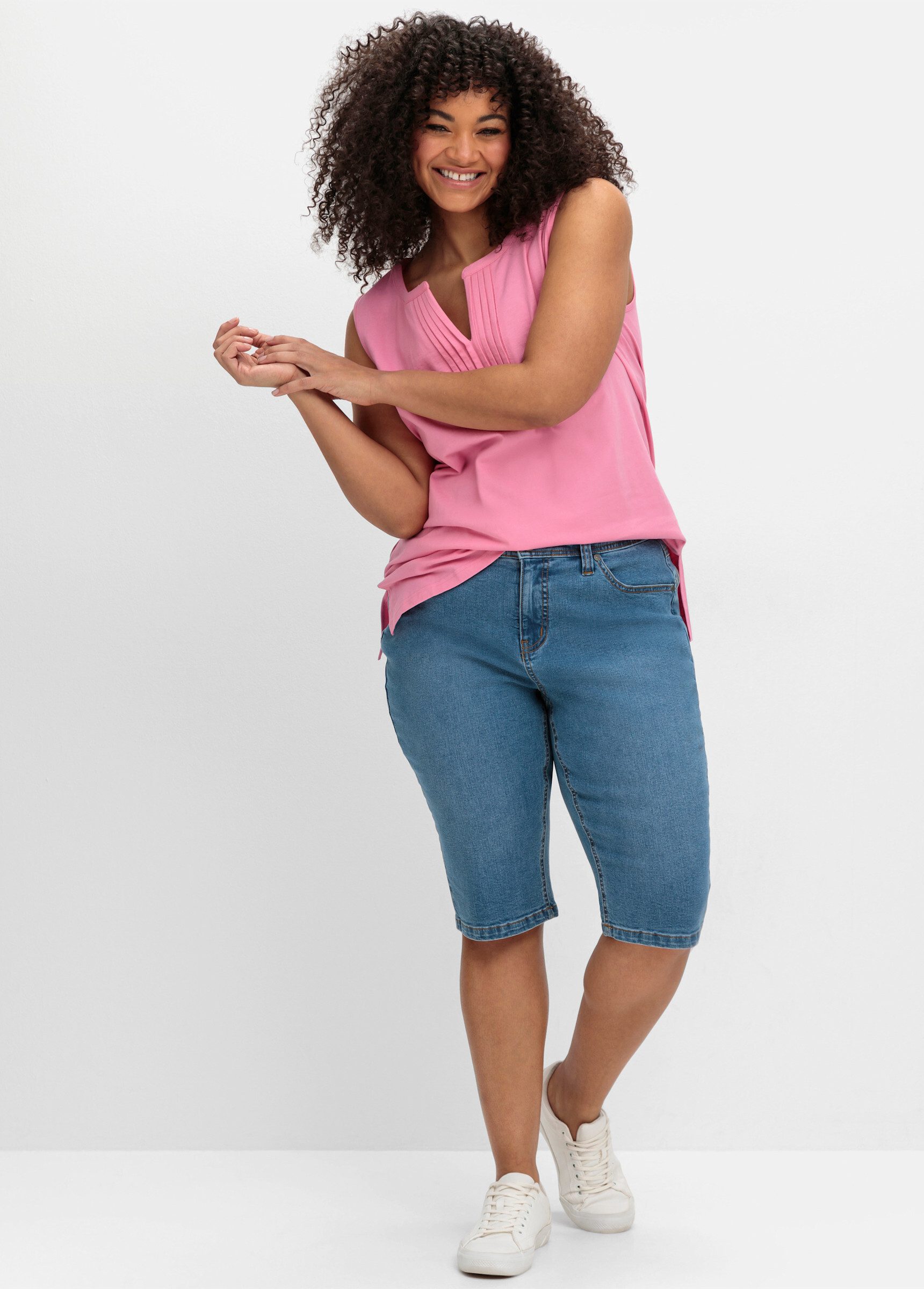 Sheego Jeansshorts Jeansbermudas günstig online kaufen