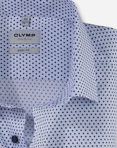 OLYMP Businesshemd Level 5 bleu fit body