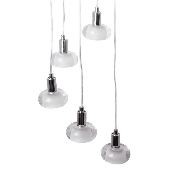 Brilliant LED Pendelleuchte Leuchtmittel inklusive Warmweiß Design Hänge Decken Lampe Wohn Ess Zimmer Beleuchtung Glas Pendel