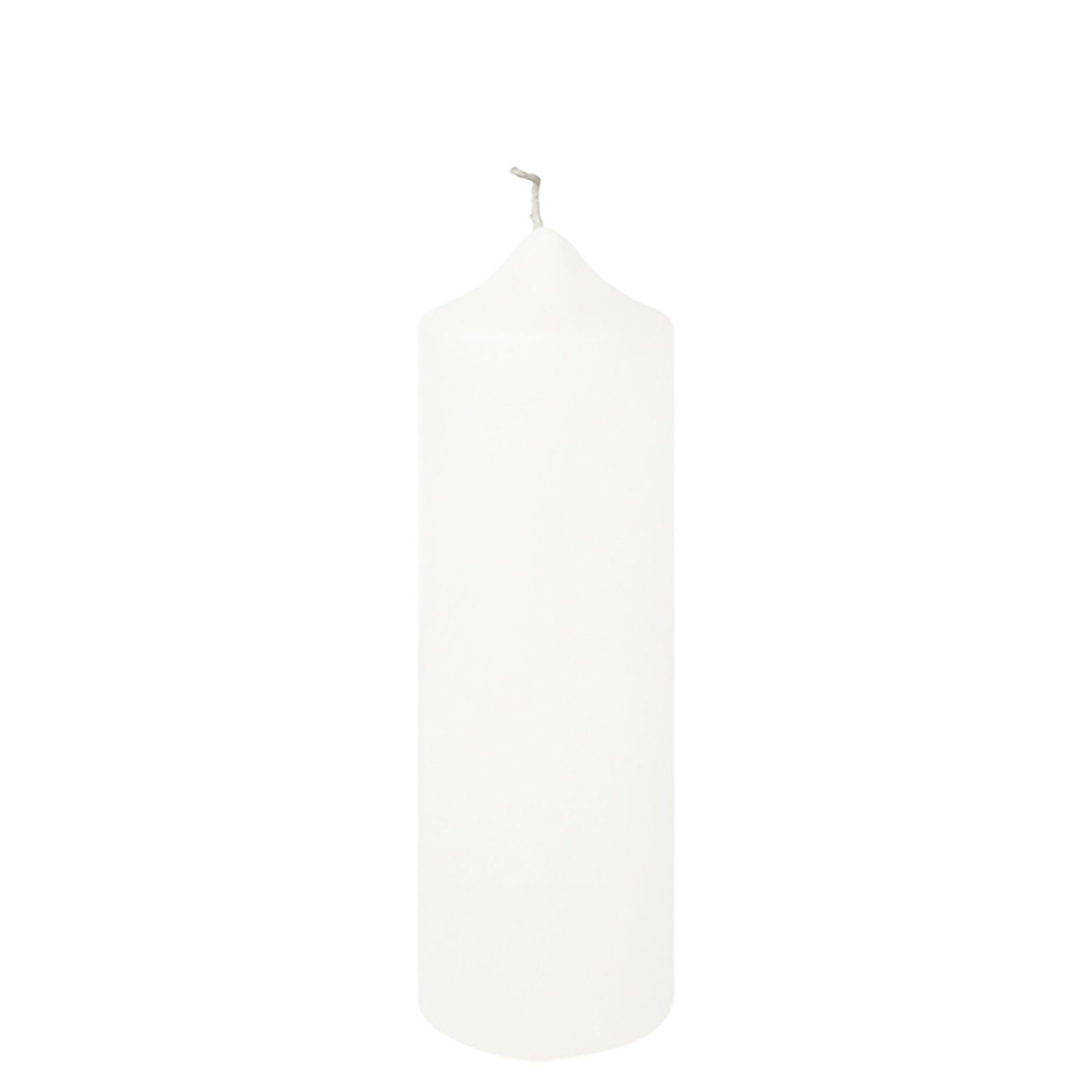 Fink Stumpenkerze FINK Stumpenkerze Candle - weiß - H. 25cm x D. 8cm (1 Stü günstig online kaufen