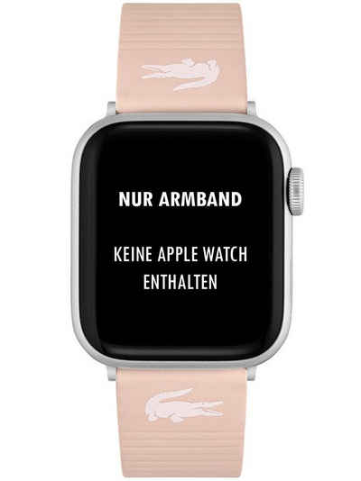 Lacoste Uhrenarmband Lacoste 2050031 Band für Apple Watch 38/40mm Rosa
