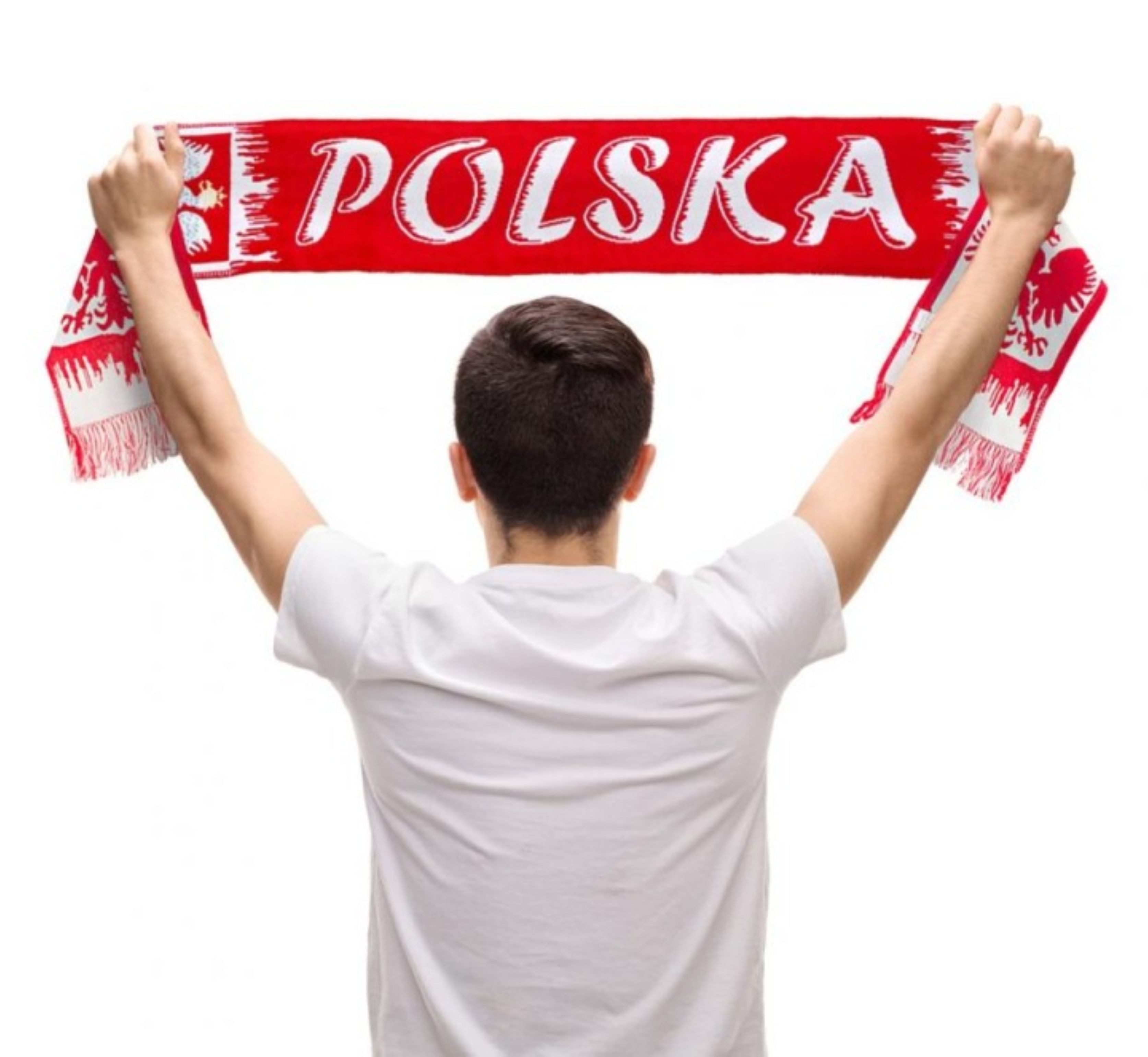 Festivalartikel Wollschal Fanschal Polen POLSKA 130cm Fußball Schal Nationalmannschaft, (1-St)