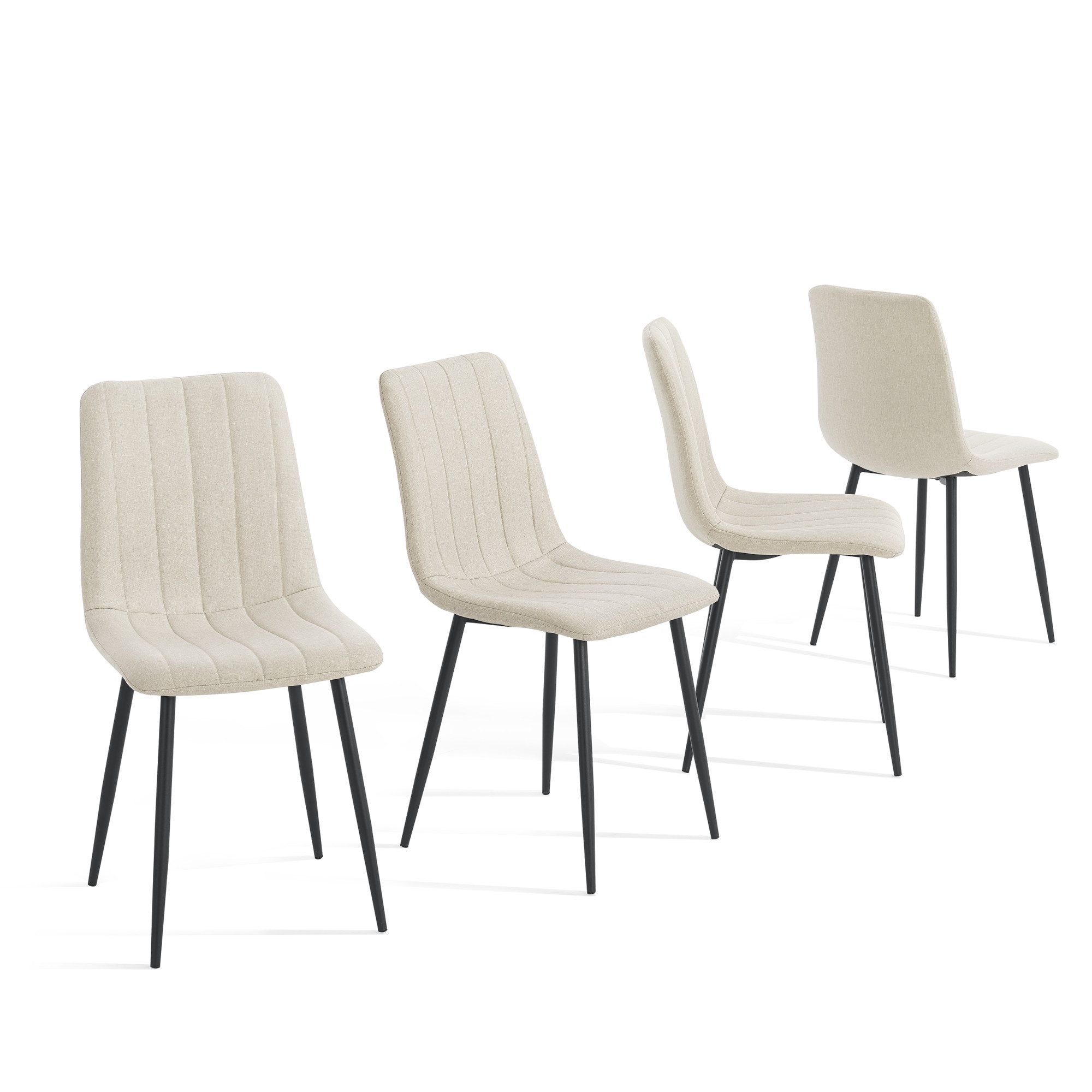 en.casa Esszimmerstuhl, »Elsern« 4er Set Küchenstuhl günstig online kaufen