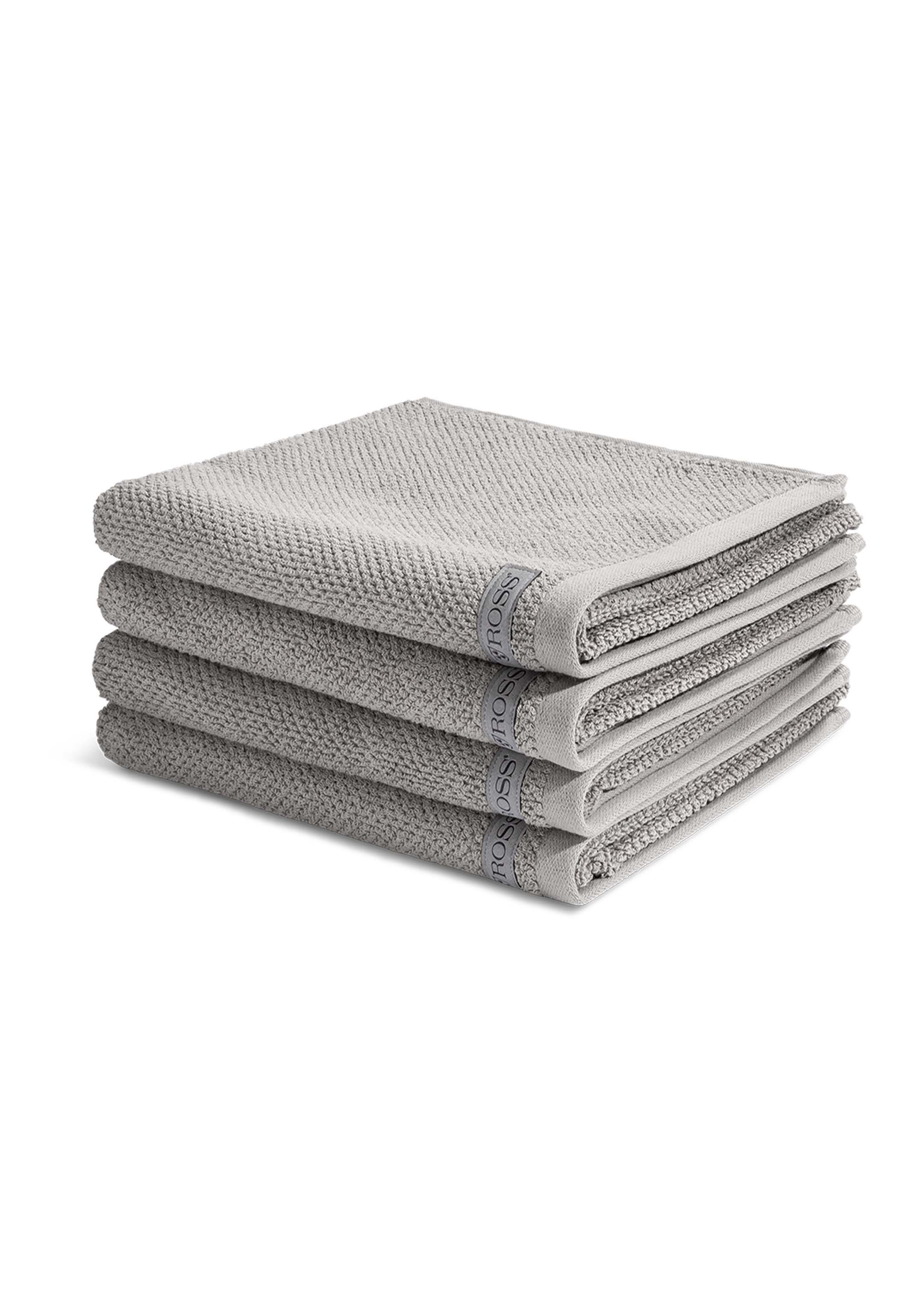 ROSS Handtuch Set Selection - Organic Cotton, Walkfrottee (Spar-Set, 4-St), 4 X Handtuch - im Set - Baumwolle - Saugstark