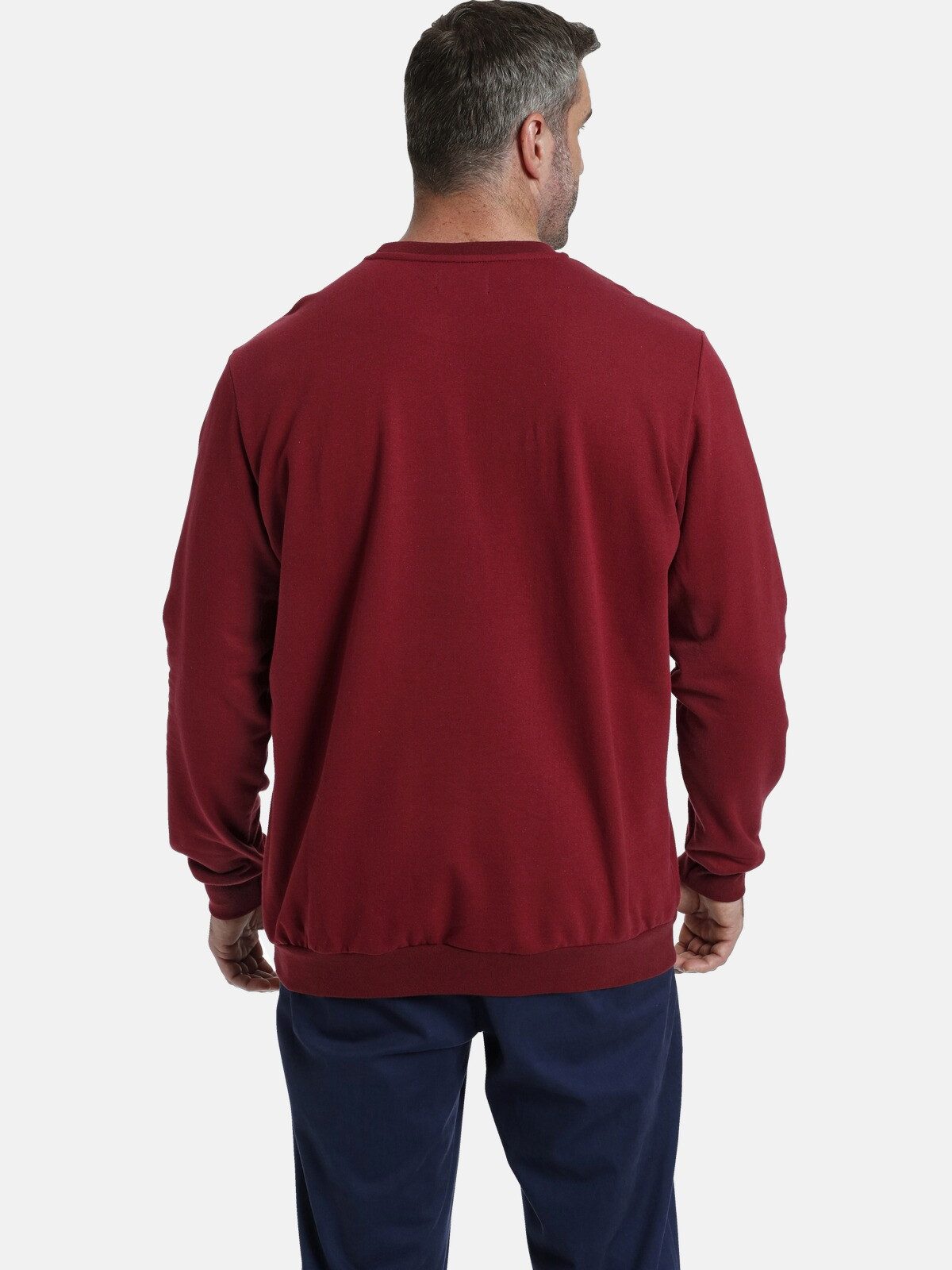 Charles Colby Sweatshirt EARL AEDAN aus reiner Baumwolle mit Print