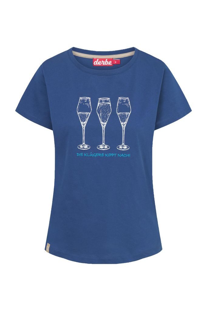 Derbe Print-Shirt Die Klügere (1-tlg) günstig online kaufen
