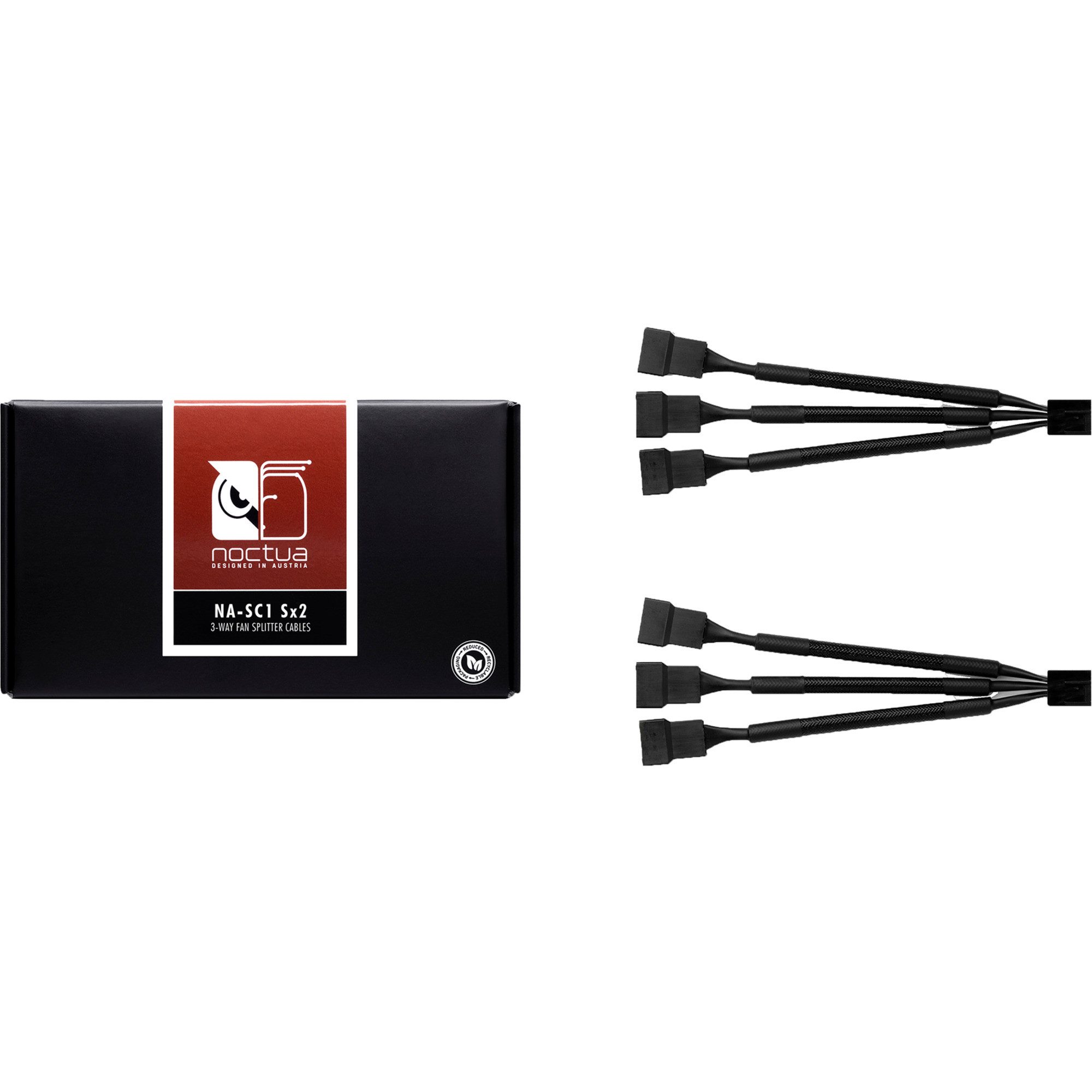 Noctua CPU Kühler Noctua Splitterkabel NA-SC1 Sx2, Kabel, (13,5cm, 2