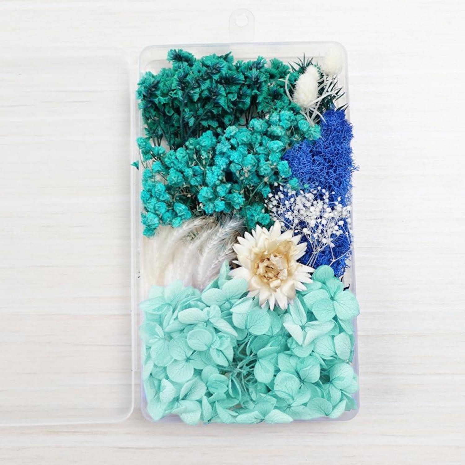 Trockenblume Trockenblumen DIY Himmelblau Bastelset, LuxusKollektion
