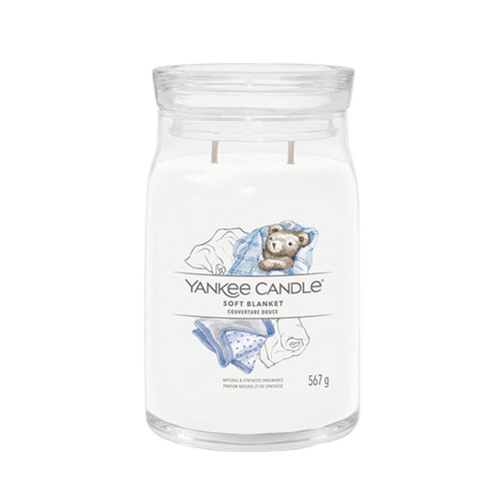 Yankee Candle Duftkerze Aromatic candle Signature glass large Soft Blanket 567 g