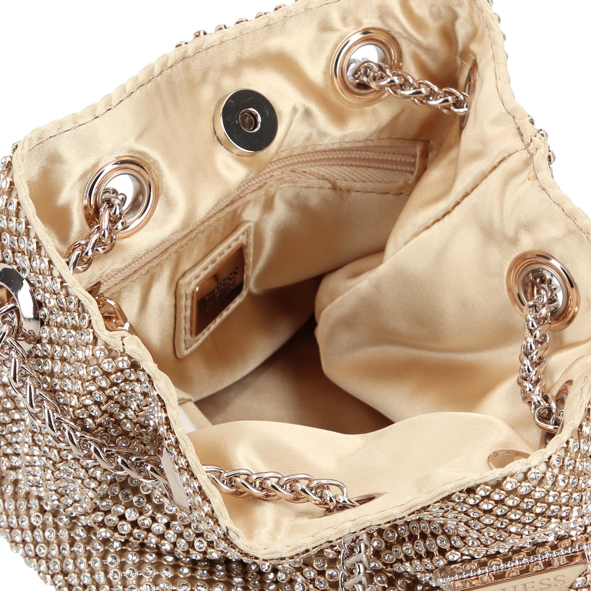 Guess Beuteltasche Zalina, Aluminium