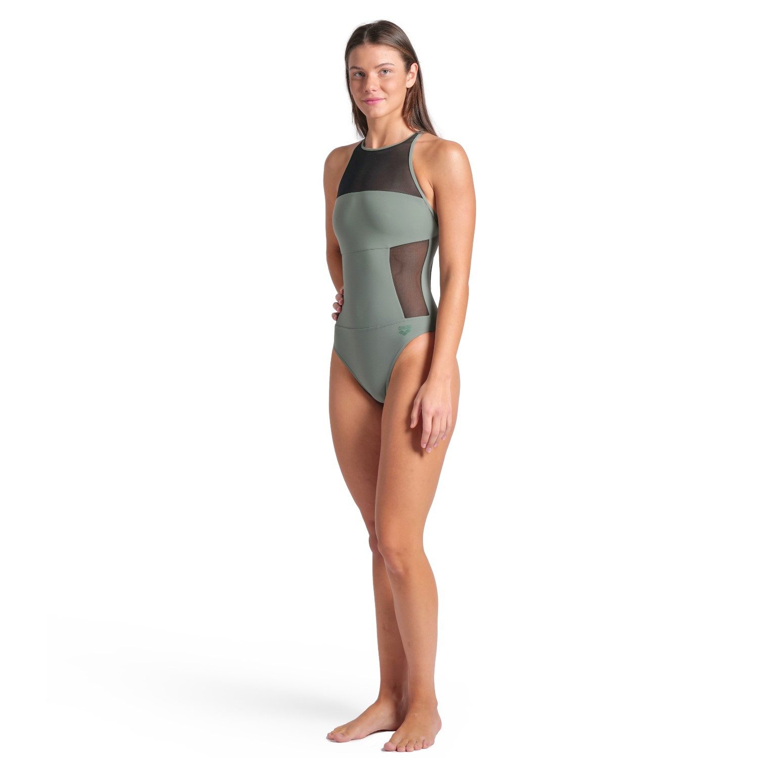 Arena Badeanzug Mesh Panels Schwimmanzug mit Sharping Effekt