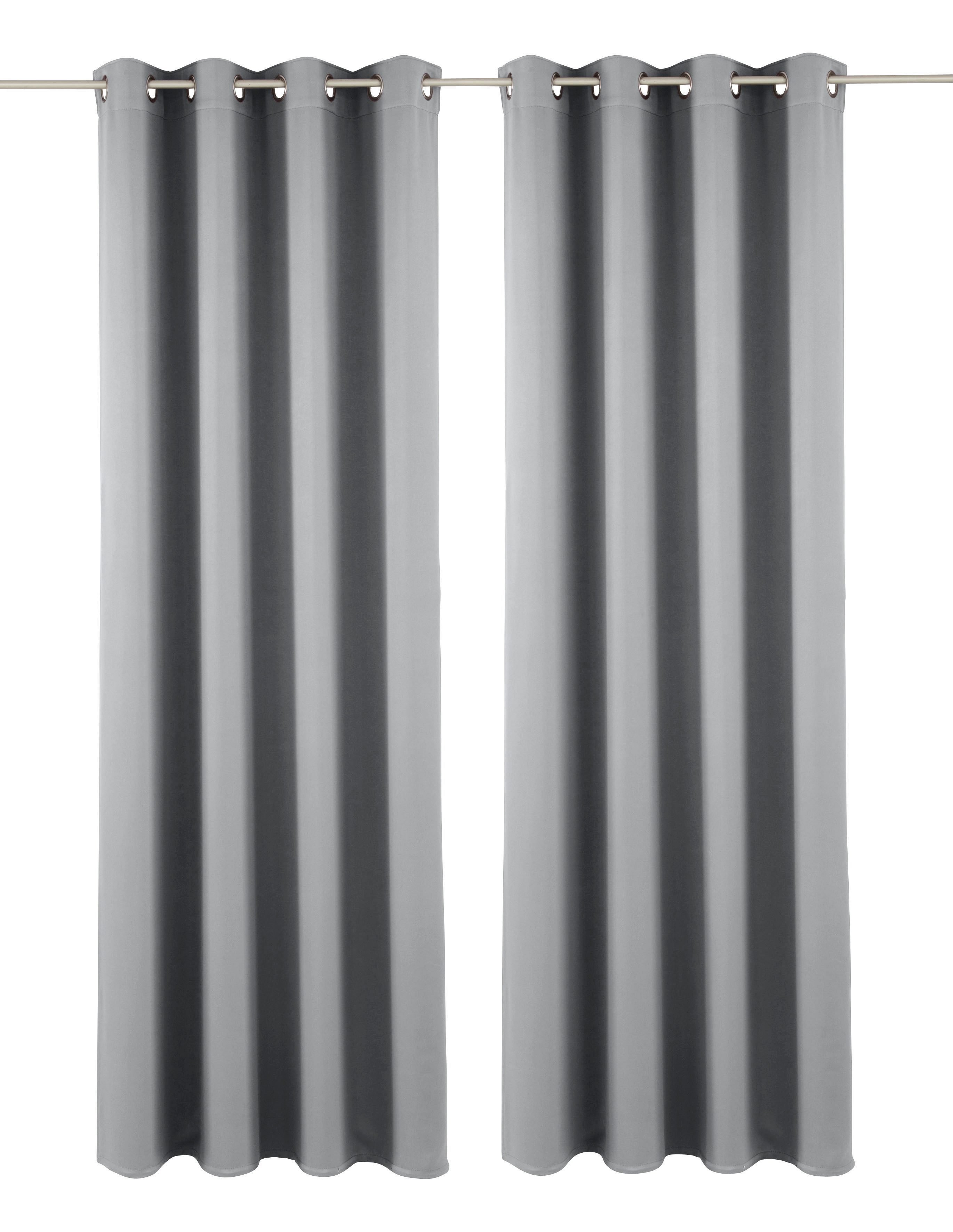 my home Verdunkelungsvorhang Solana (2 St), Ösen, verdunkelnd, 2-er Set, Breite 140 cm, einfarbig. Reduzierter Preis € 29,99. Unverbindliche Preisempfehlung € 62,99
