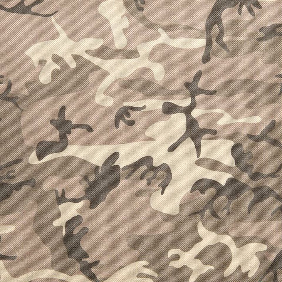novely HANAU MOOS Polsterstoff Aufdruck Camouflage Tarnfarbe Print 