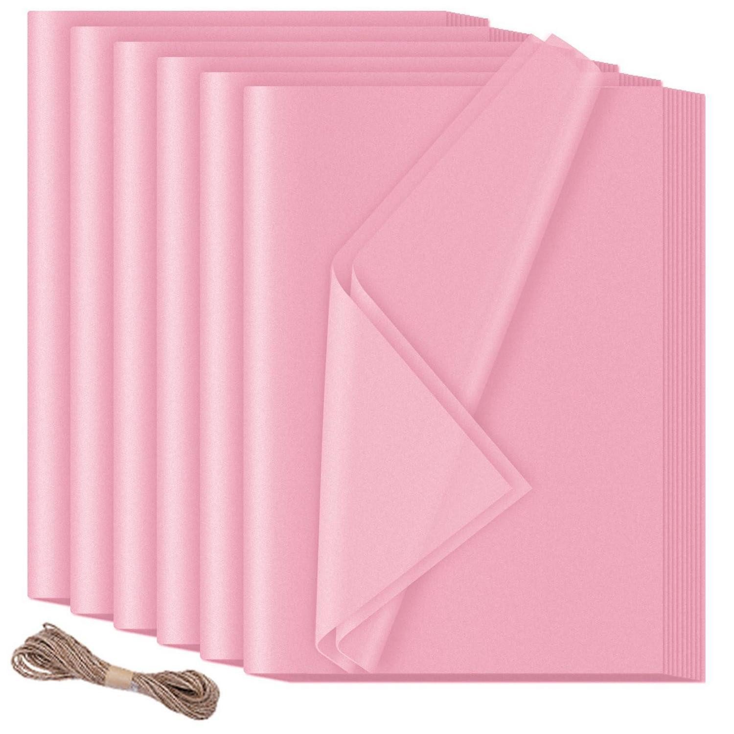 LuxusKollektion Seidenpapier Seidenpapier Rosa 60 Blatt 50x70cm