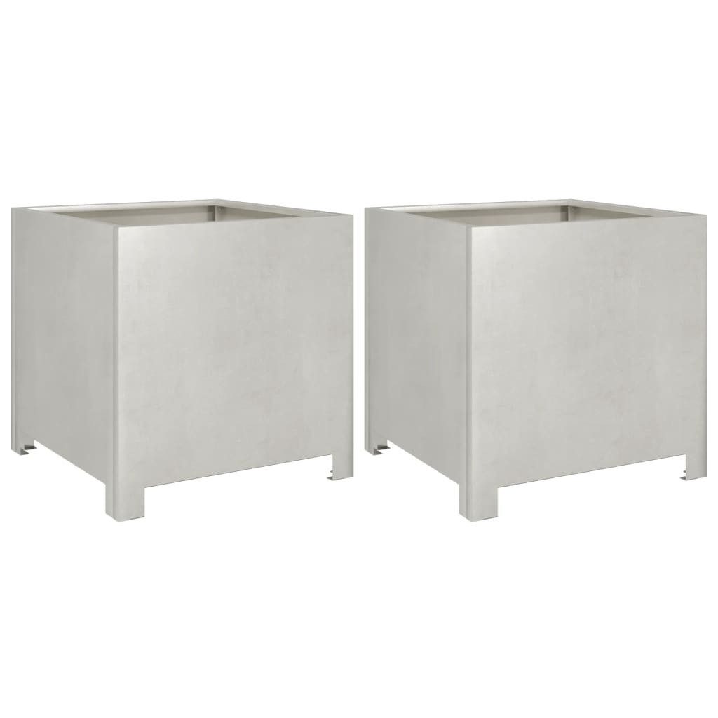 vidaXL Blumentopf Pflanzkübel 2 Stk. 40x40x40 günstig online kaufen