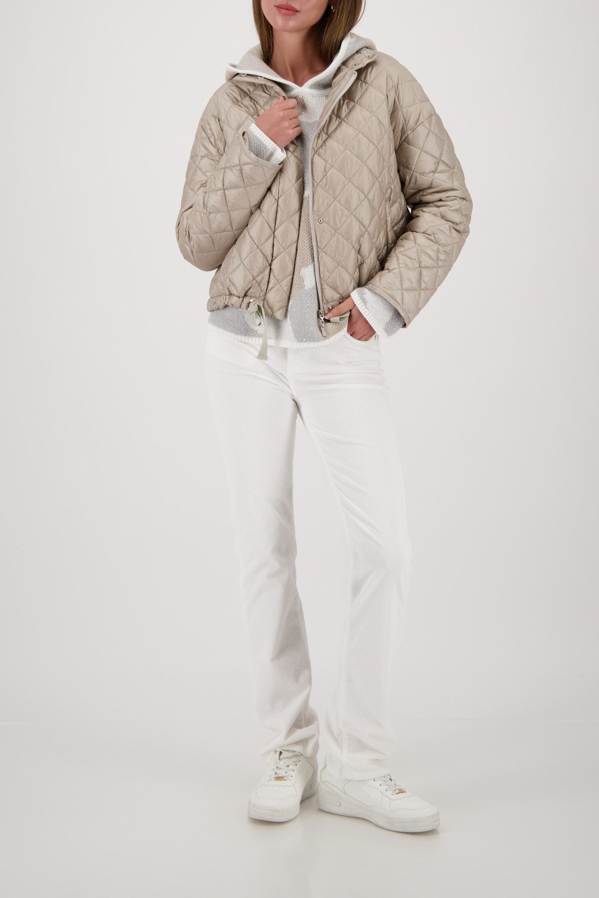 Monari Steppjacke Regular fit mit Stehkragen