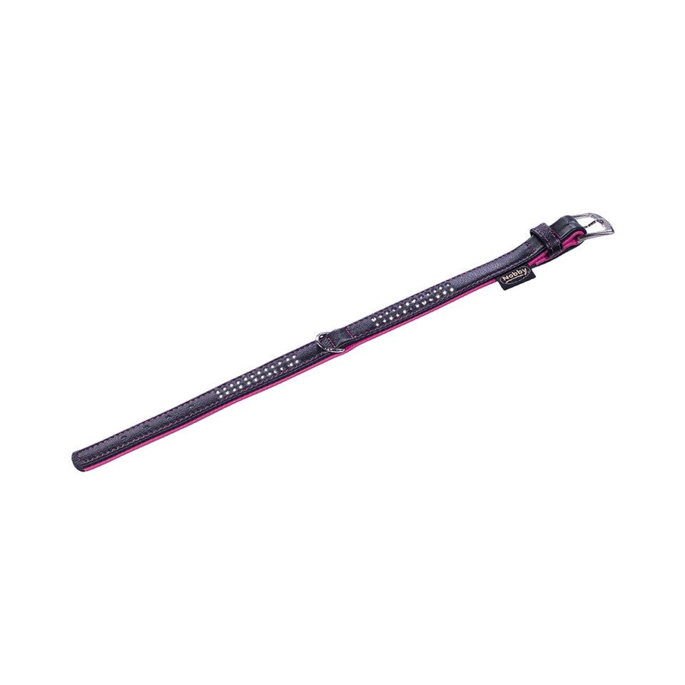 Nobby Hunde-Halsband Halsband Pacific Deluxe zweireihig fuchsia