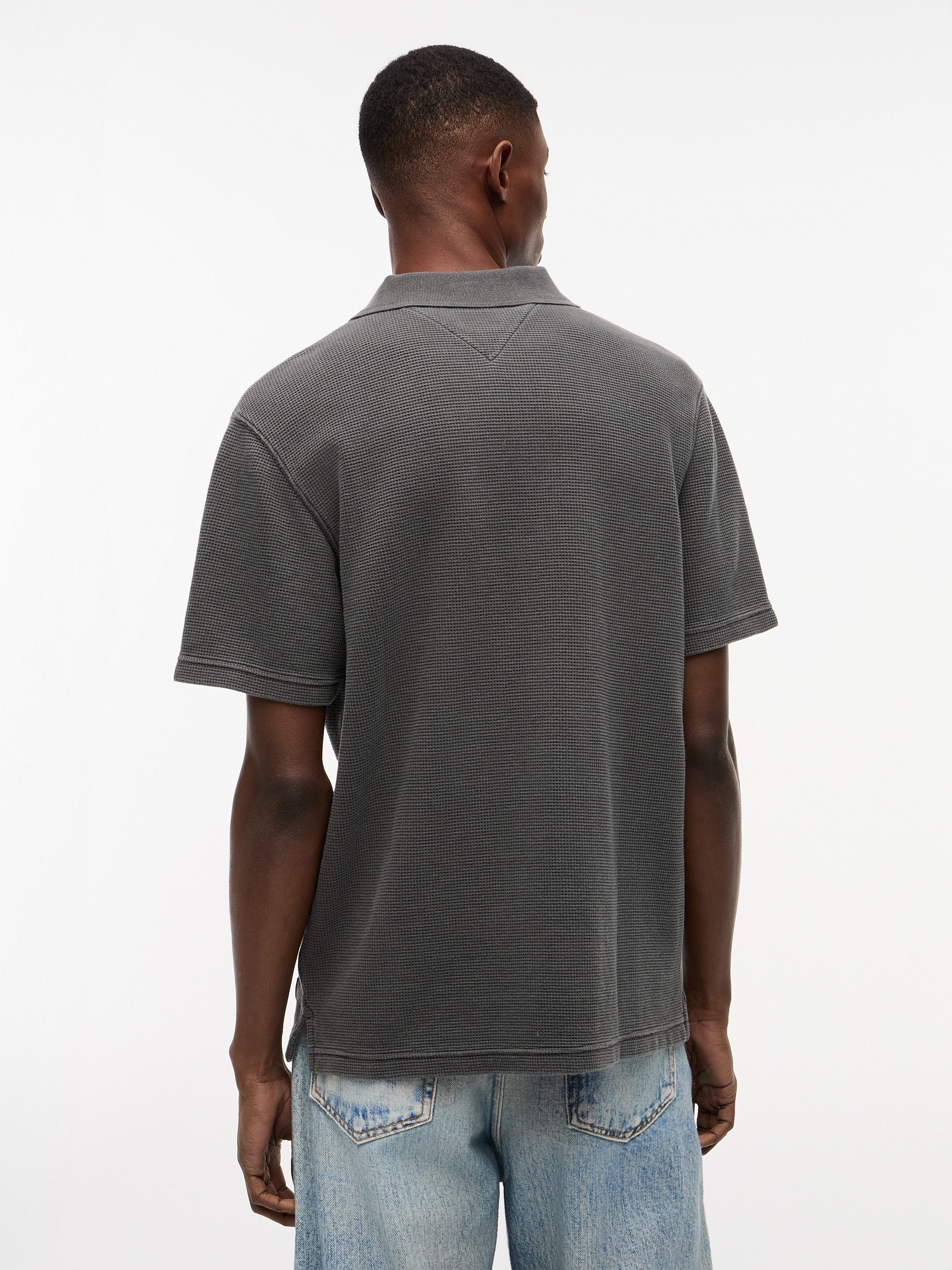 Tommy Jeans Poloshirt TJM REGULAR WASHED WAFFLE