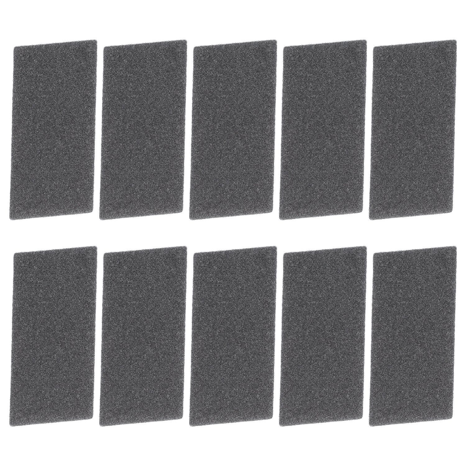 McFilter Ersatzfilter (10 Stück) Schwammfilter geeignet für Bauknecht Ignis HX 481010354757, Zubehör für Trockner, Filterschwamm für Wärmepumpentrockner, passend für Whirlpool, Filtermatte, 225 x 107 x 8mm, Schaumstoff