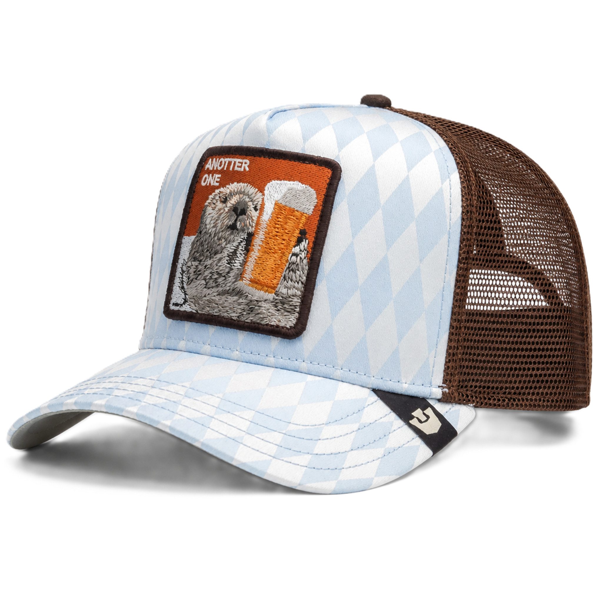 GOORIN Bros. Trucker Cap Goorin Bros. OG Trucker Cap OKTOBERFEST-SPECIAL Anotter One Blue (Basecap, Basecap, Meshcap, Trucker Kappe)