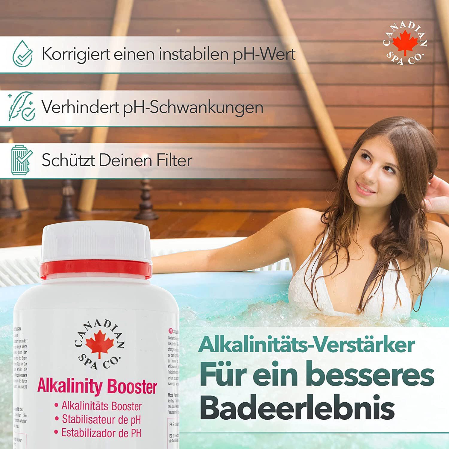 Canadian Spa GmbH Poolpflege Alkalinitäts-Anpasser, 1x 500g