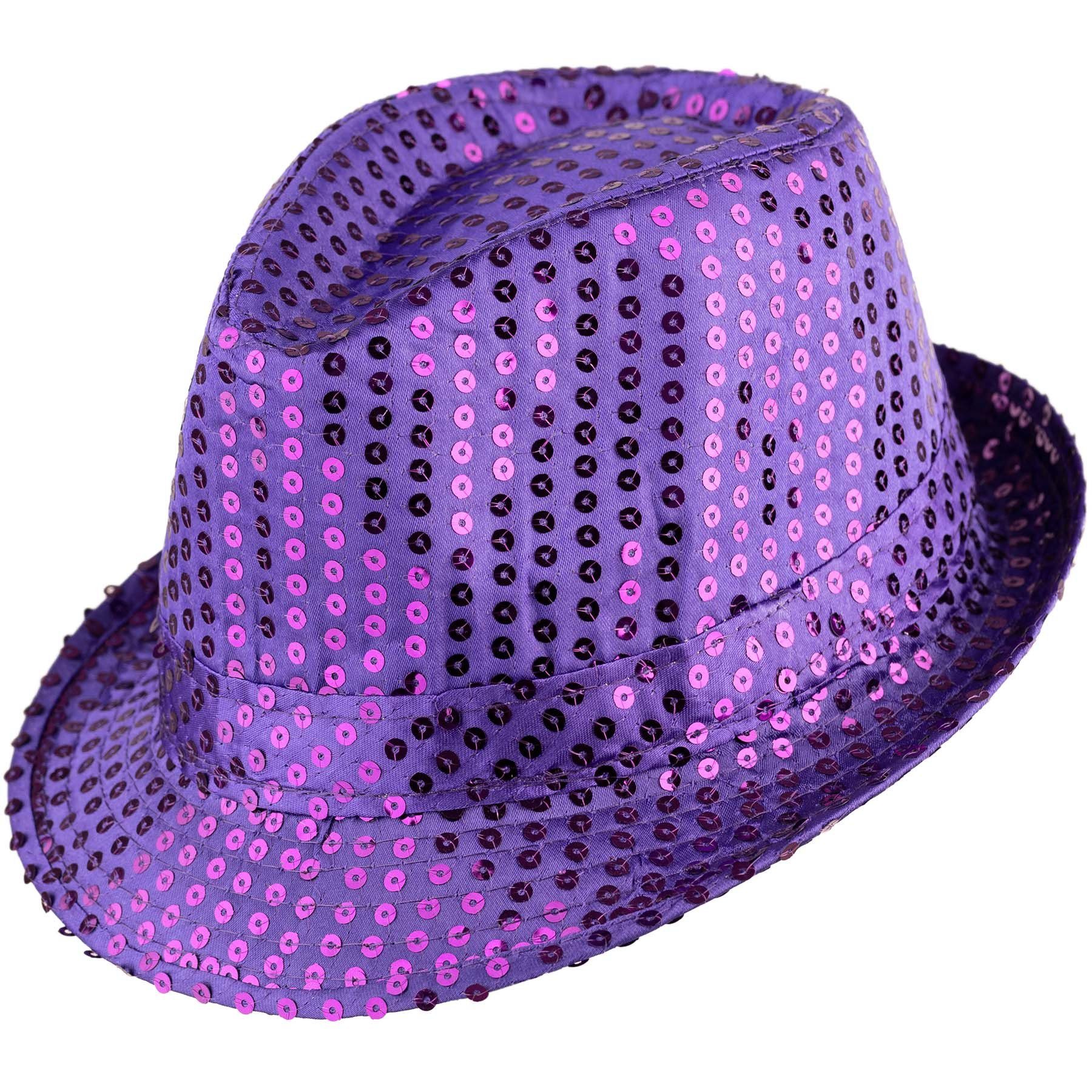 dressforfun Kostüm Faschingskleidung/Maskeradenverkleidung, Hutgröße 58/Höhe 11,5 cm, in lila, Einfarbiger Hut in Einheitsgröße, Formstabil und zu tragen