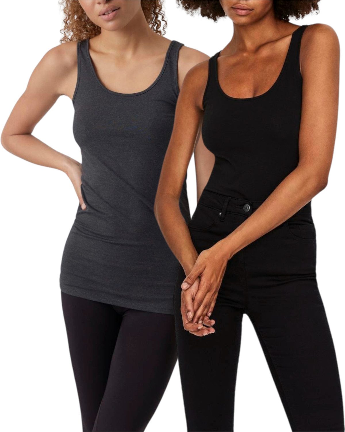 Vero Moda Tanktop (Set, 2er-Pack) Basic Shirt im Doppelpack günstig online kaufen