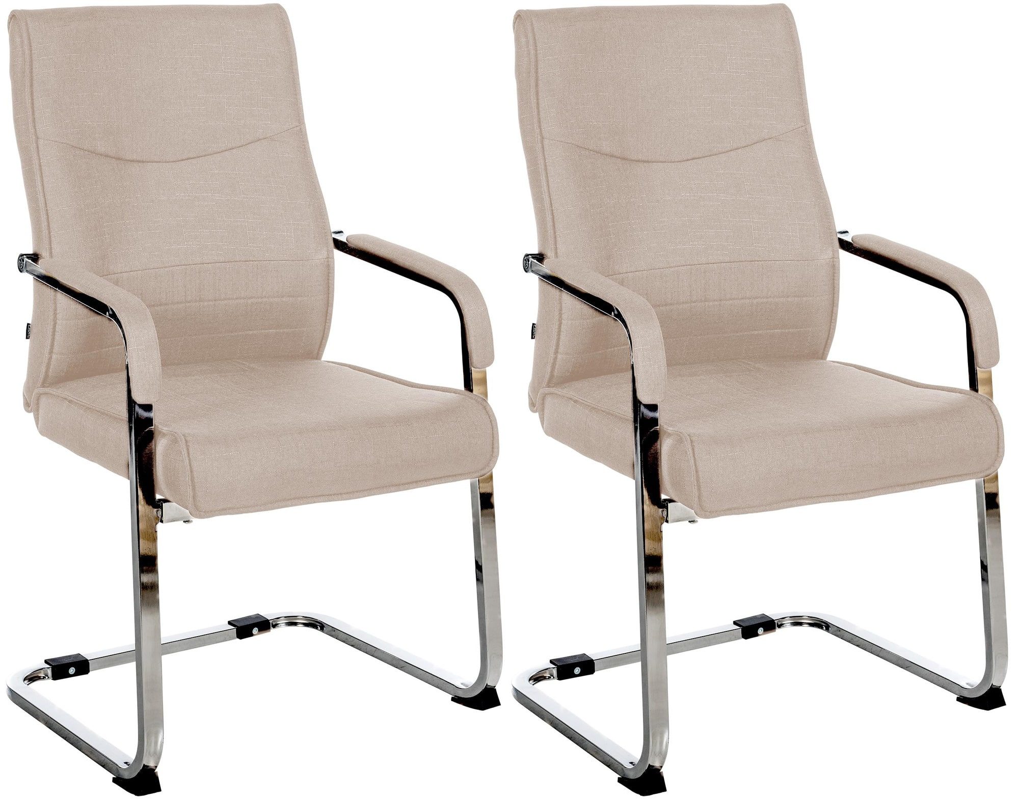 CLP Besucherstuhl Hobart (2er Set), Kunstleder günstig online kaufen