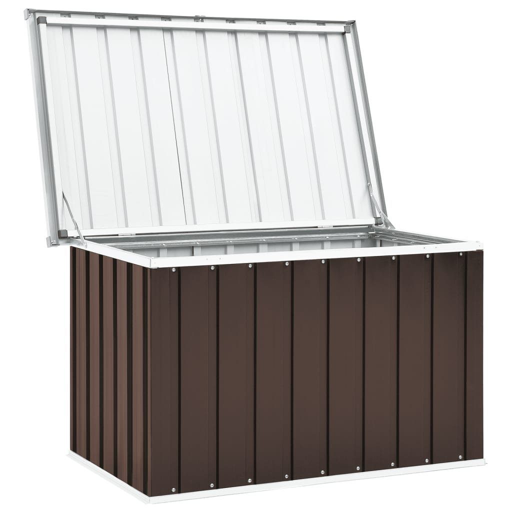 möbelando Gartenbox Amtsberg in Stahl (B/H/T: (verzinkt) cm), Braun aus 109x65x67