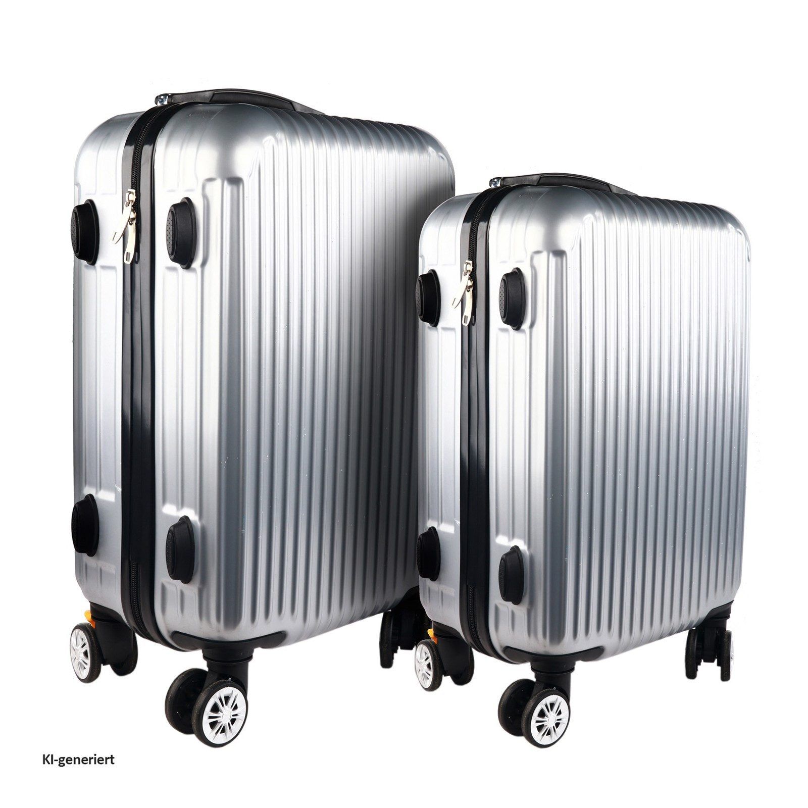 HTI-Living Kofferset Kofferset 2-teilig High Level, 4 Rollen, (Set, 2 tlg., 2 Koffer), Hartschalenkoffer mit Rollen Teleskopgriff