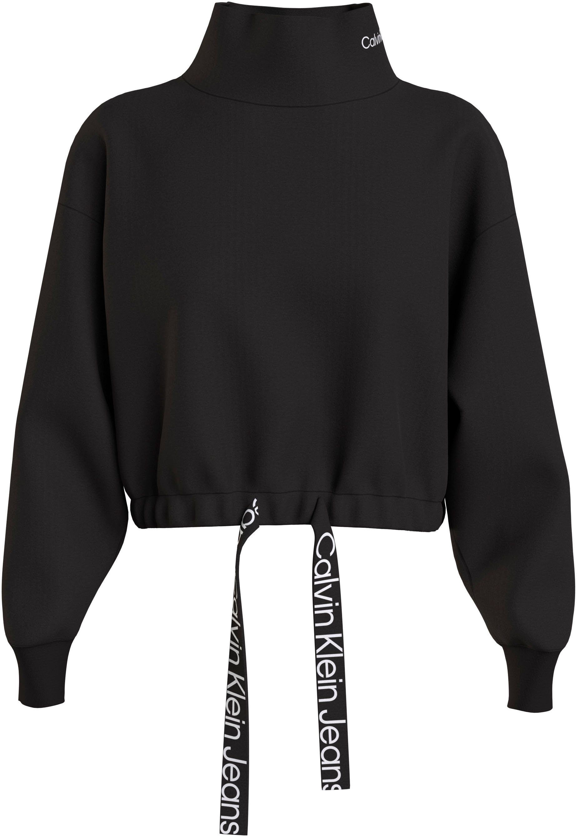 WAIST DRAWCORD Sweatshirt Calvin Klein Jeans ROLLNECK