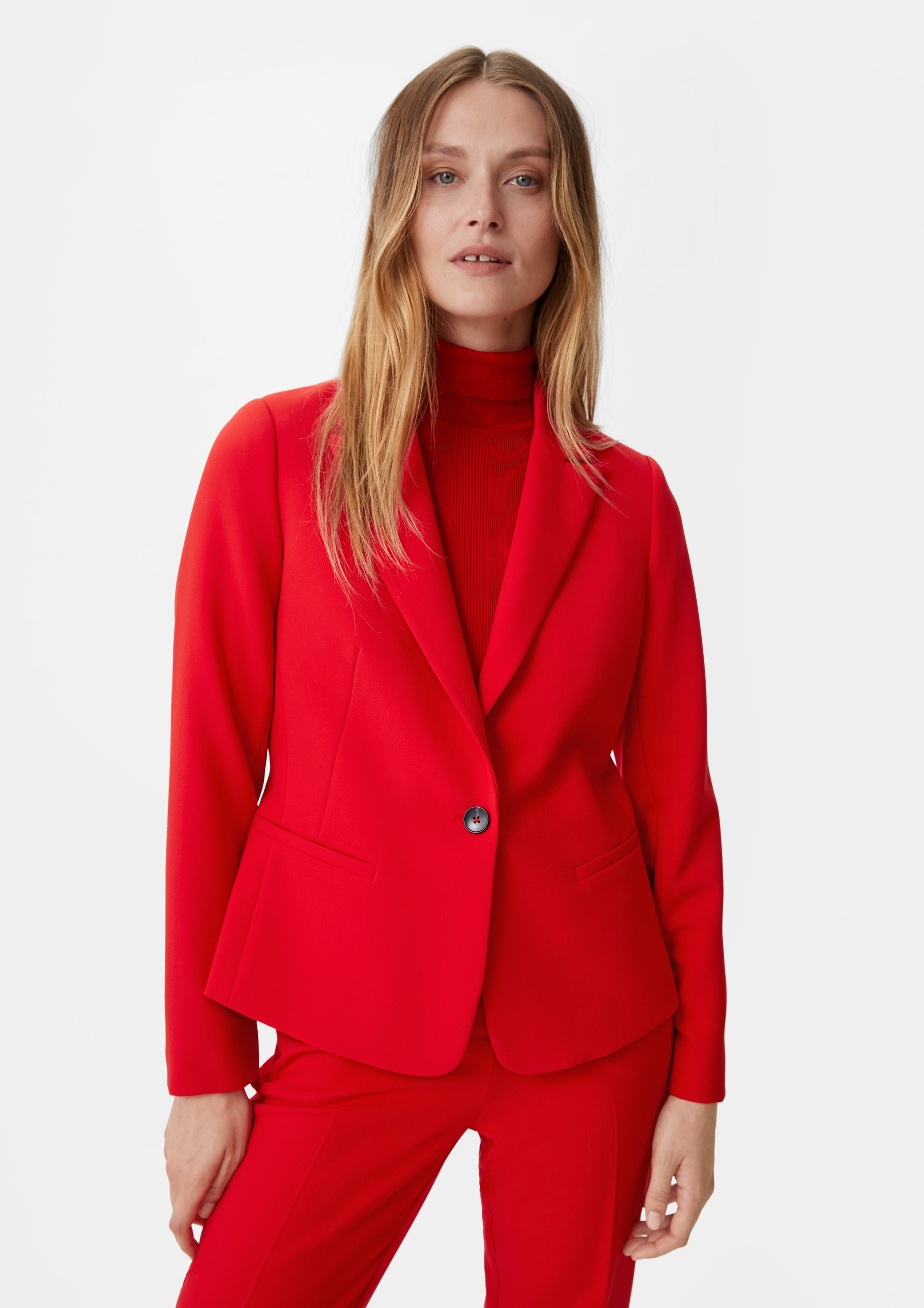 Comma Blusenblazer Blazer mit leichtem Futter