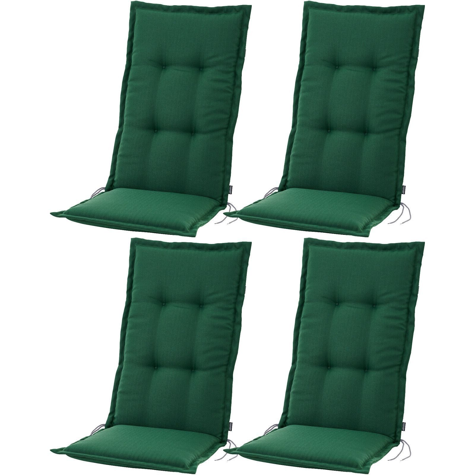 BURI Hochlehnerauflage Hochlehner Gartenstuhlauflagen Sitzkissen Sitzauflag günstig online kaufen