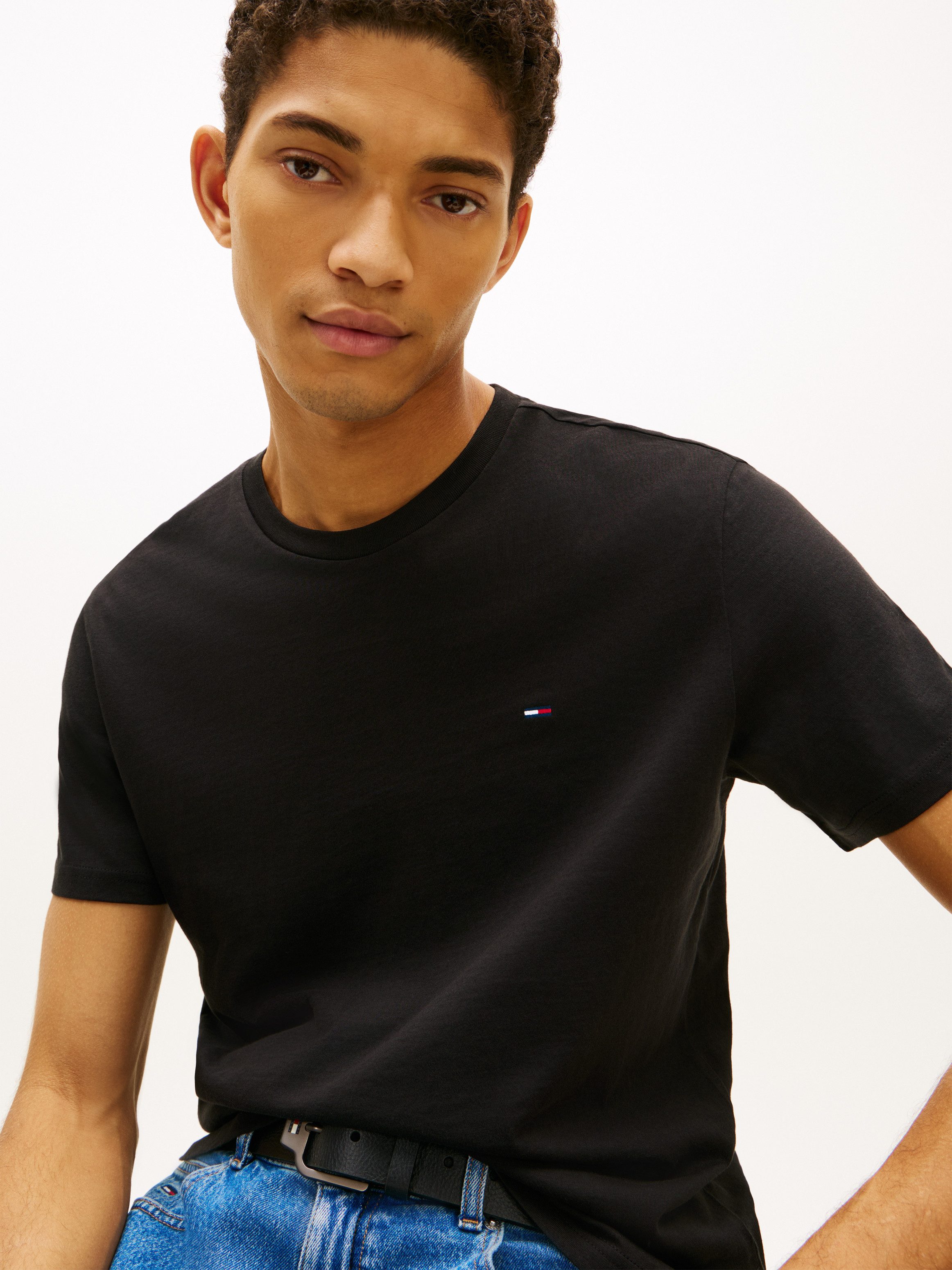 Tommy Jeans T-Shirt TJM EXTRA SLIM 3 PACK (Packung, 3-tlg) Mit Rundhalsausschnitt