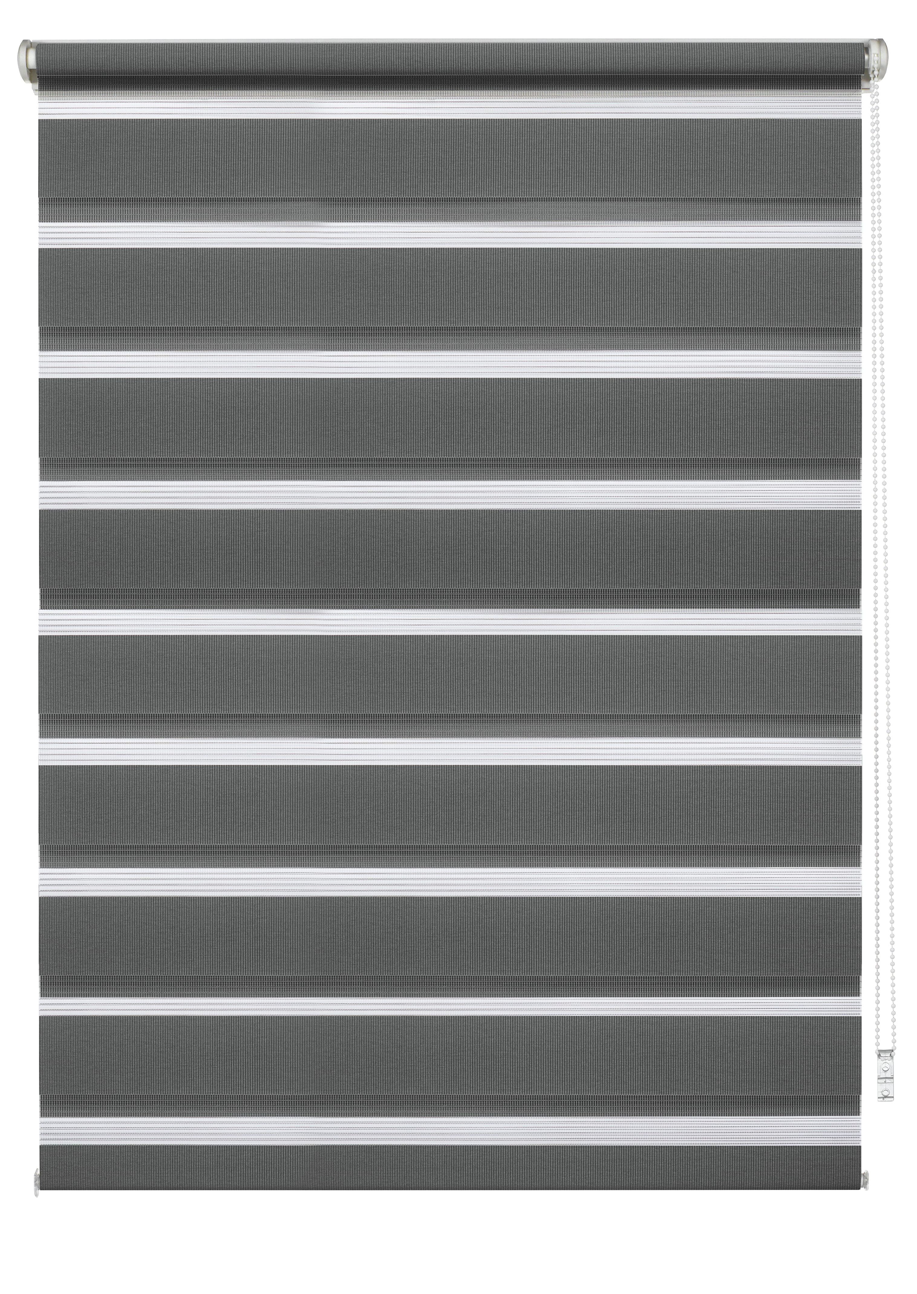 Doppelrollo Gardinia, Ef doppelrollo anthrazit90x220, 90 x 220 cm