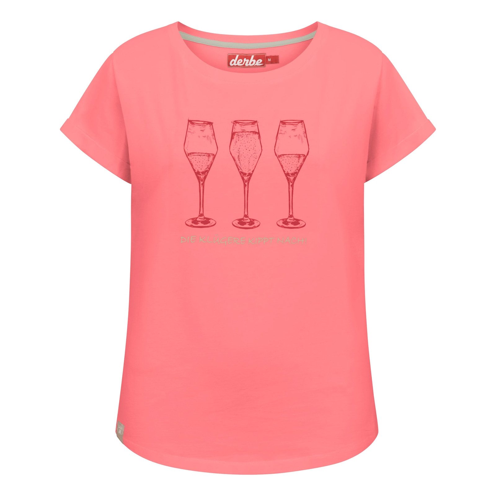 Derbe T-Shirt Die Klügere aus Bio-Baumwolle günstig online kaufen