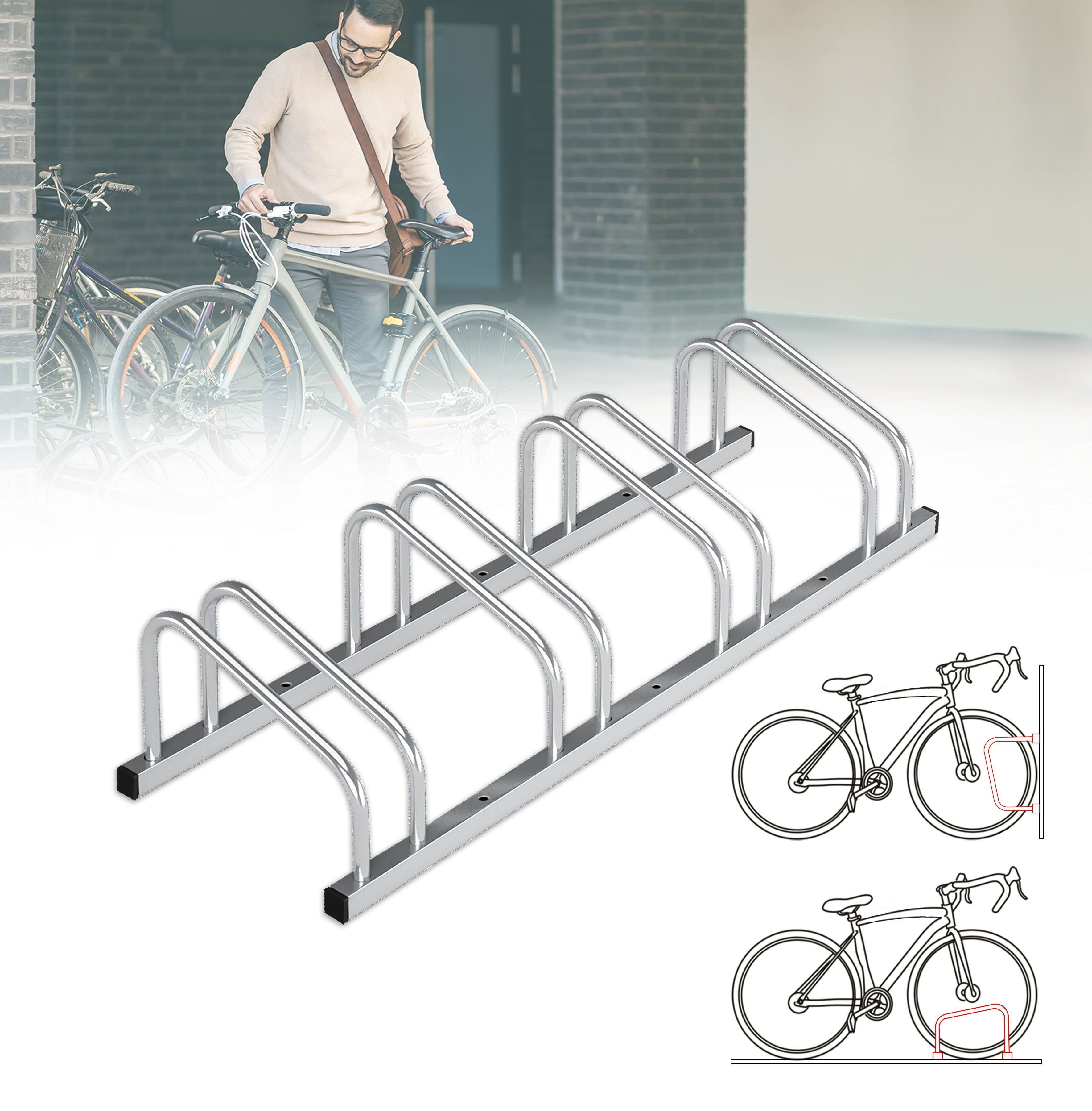 Kubus Fahrradständer Levi, Verschiedene Größen