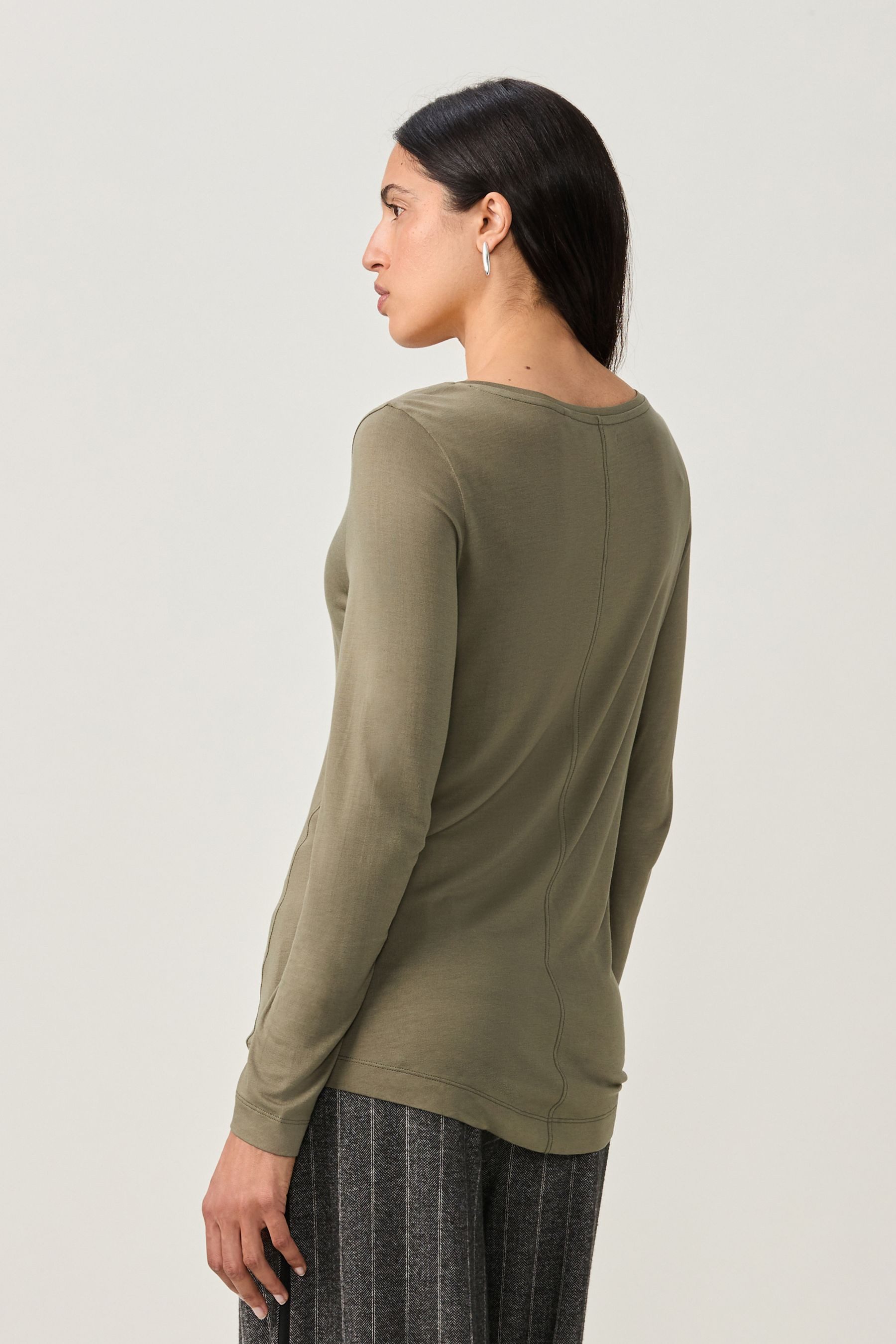 Next Langarmshirt Legeres, langärmeliges T-Shirt mit günstig online kaufen