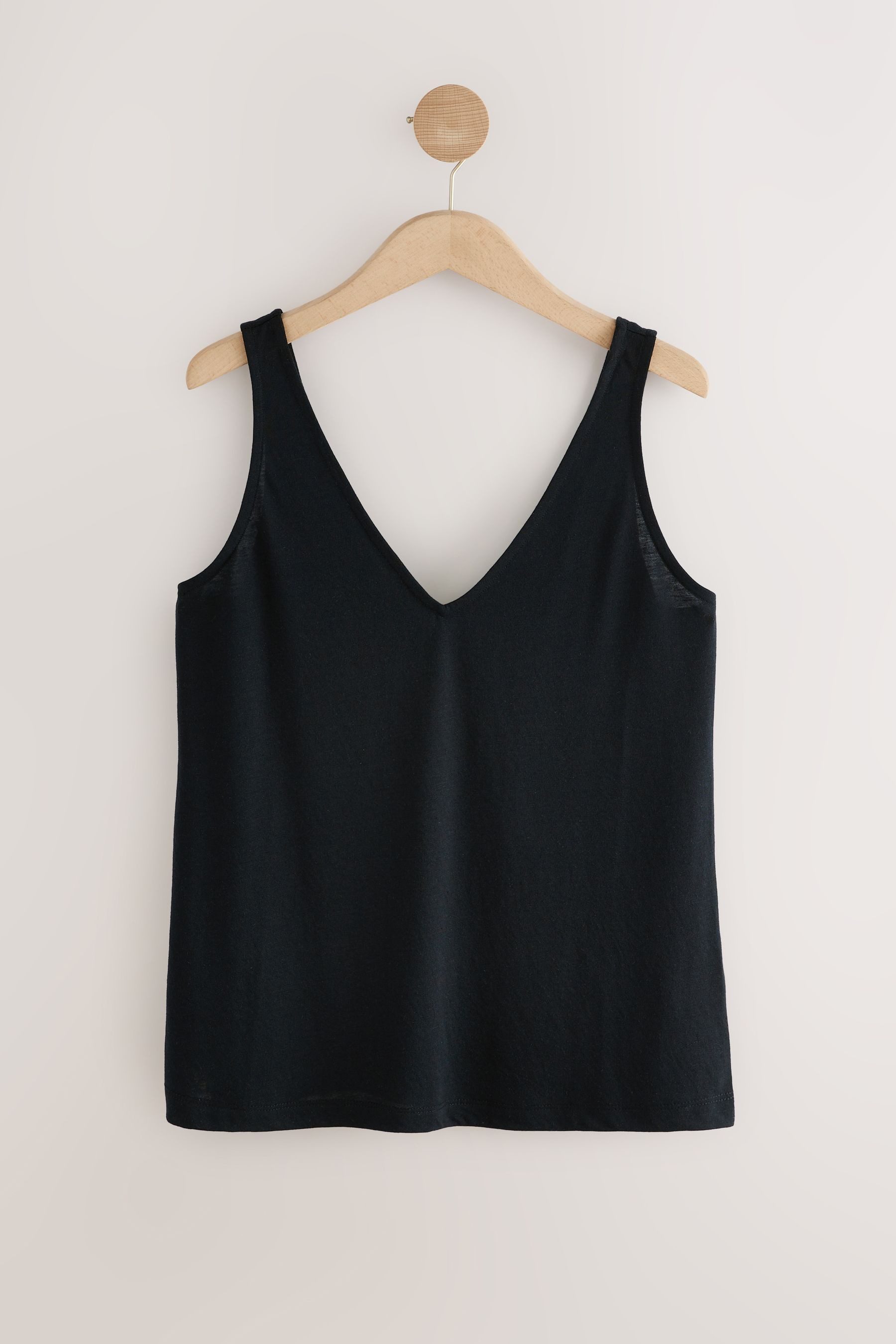 Next Trägertop Trägertops aus Leinengemisch, 2er-Pack (2-tlg)